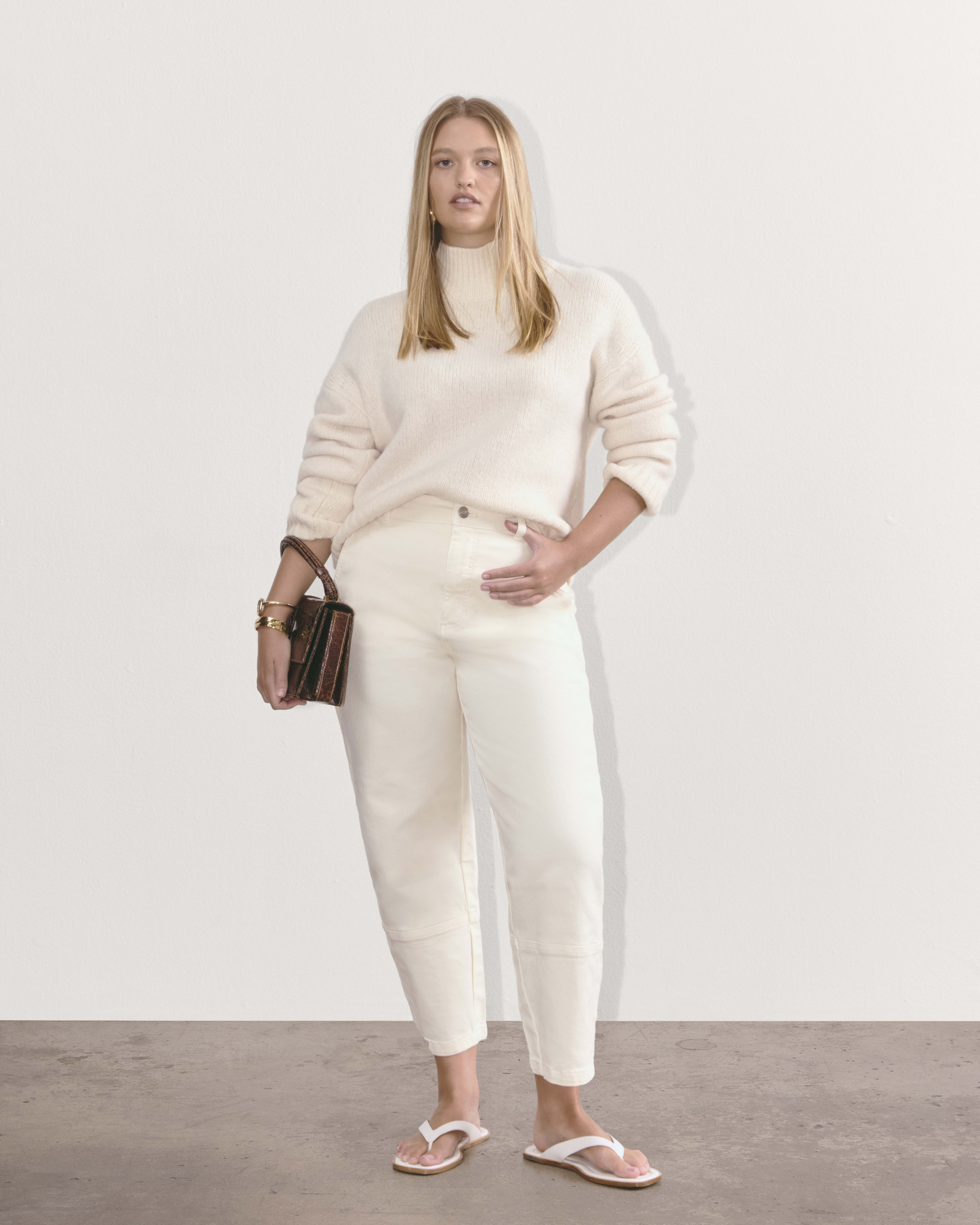 The Utility Barrel Pant Bone Everlane