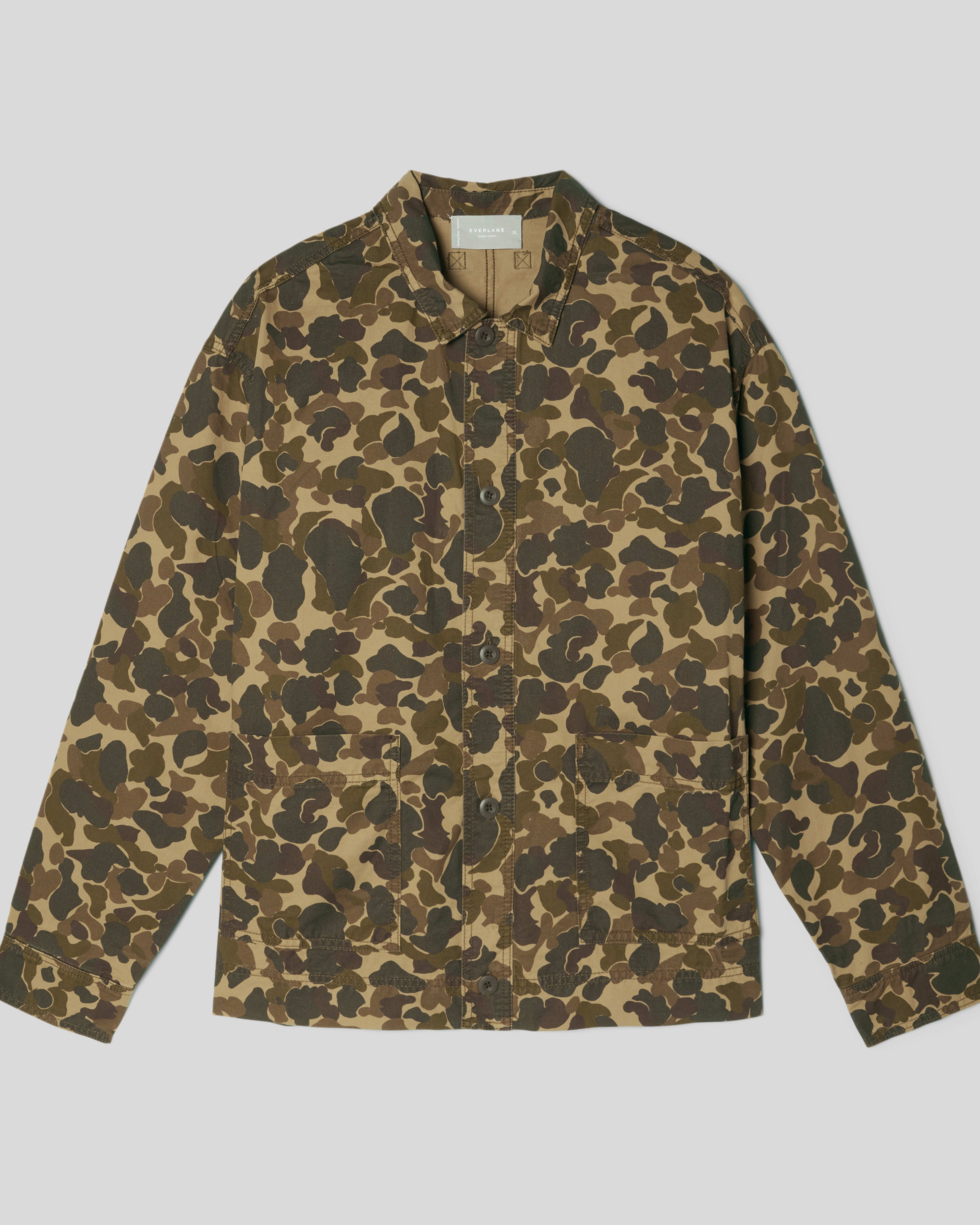 The Camo Utility Jacket Fennel Seed Camo Everlane