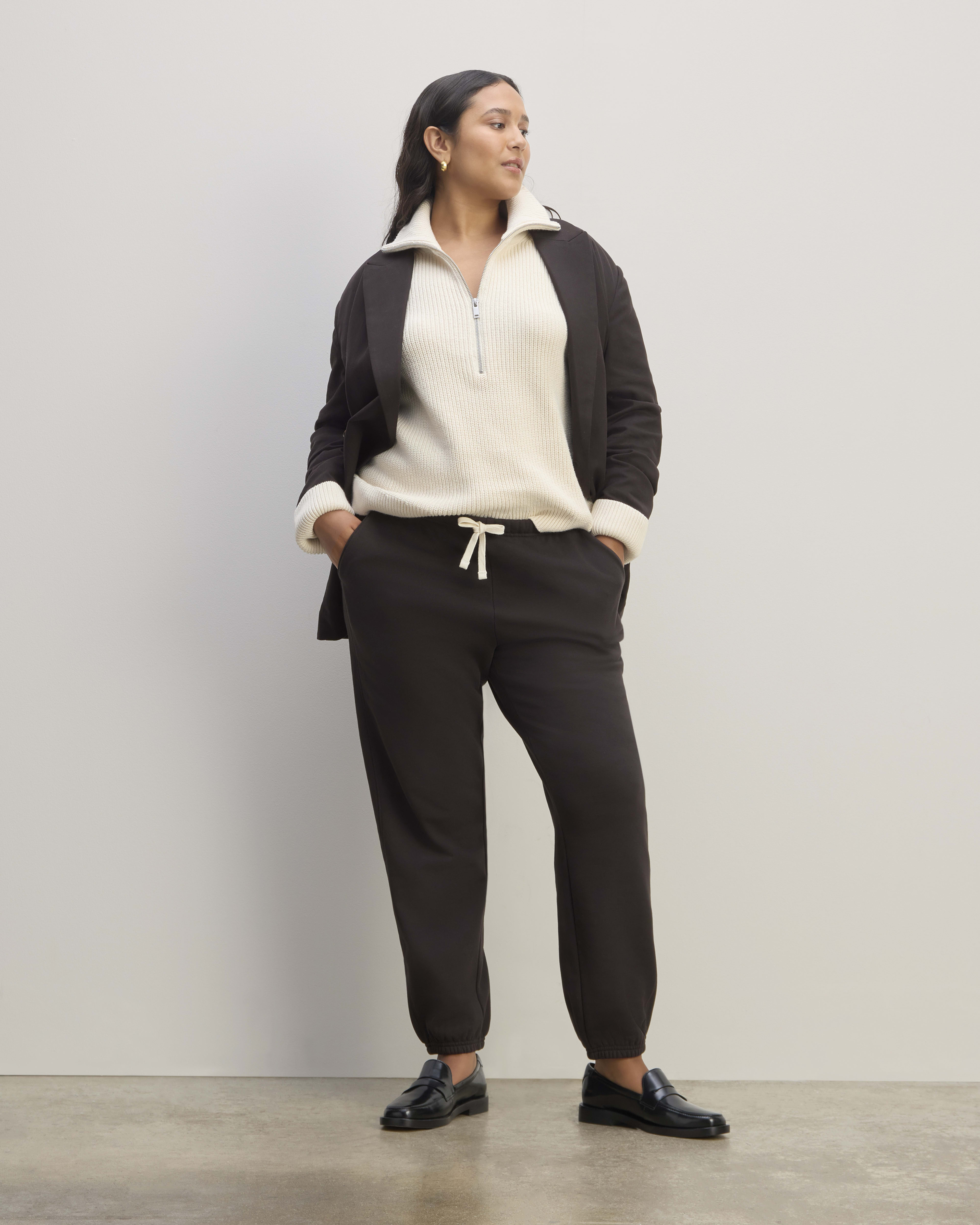 The Off Duty Jogger Black Everlane