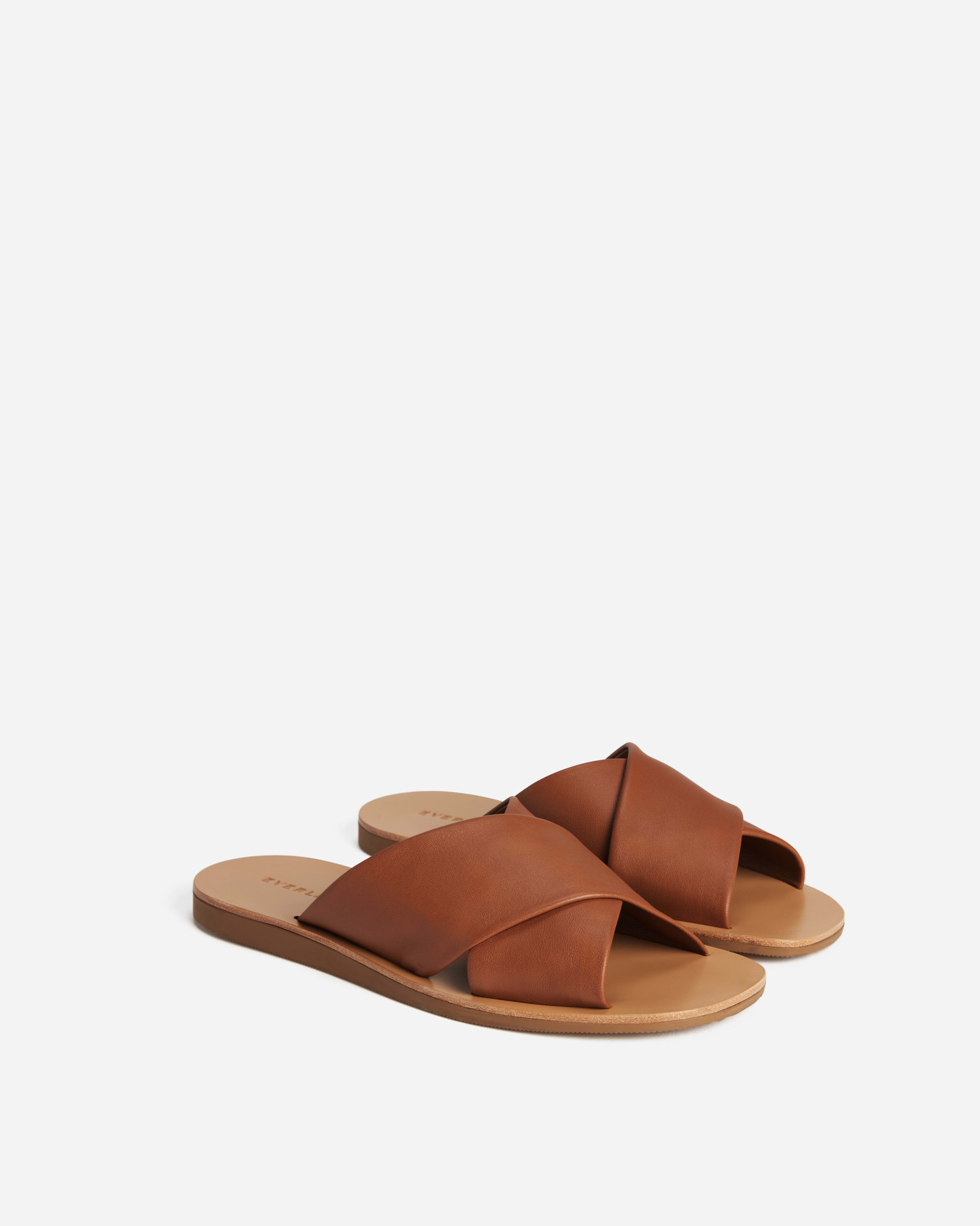 The Day Crossover Sandal Sienna Brown Everlane