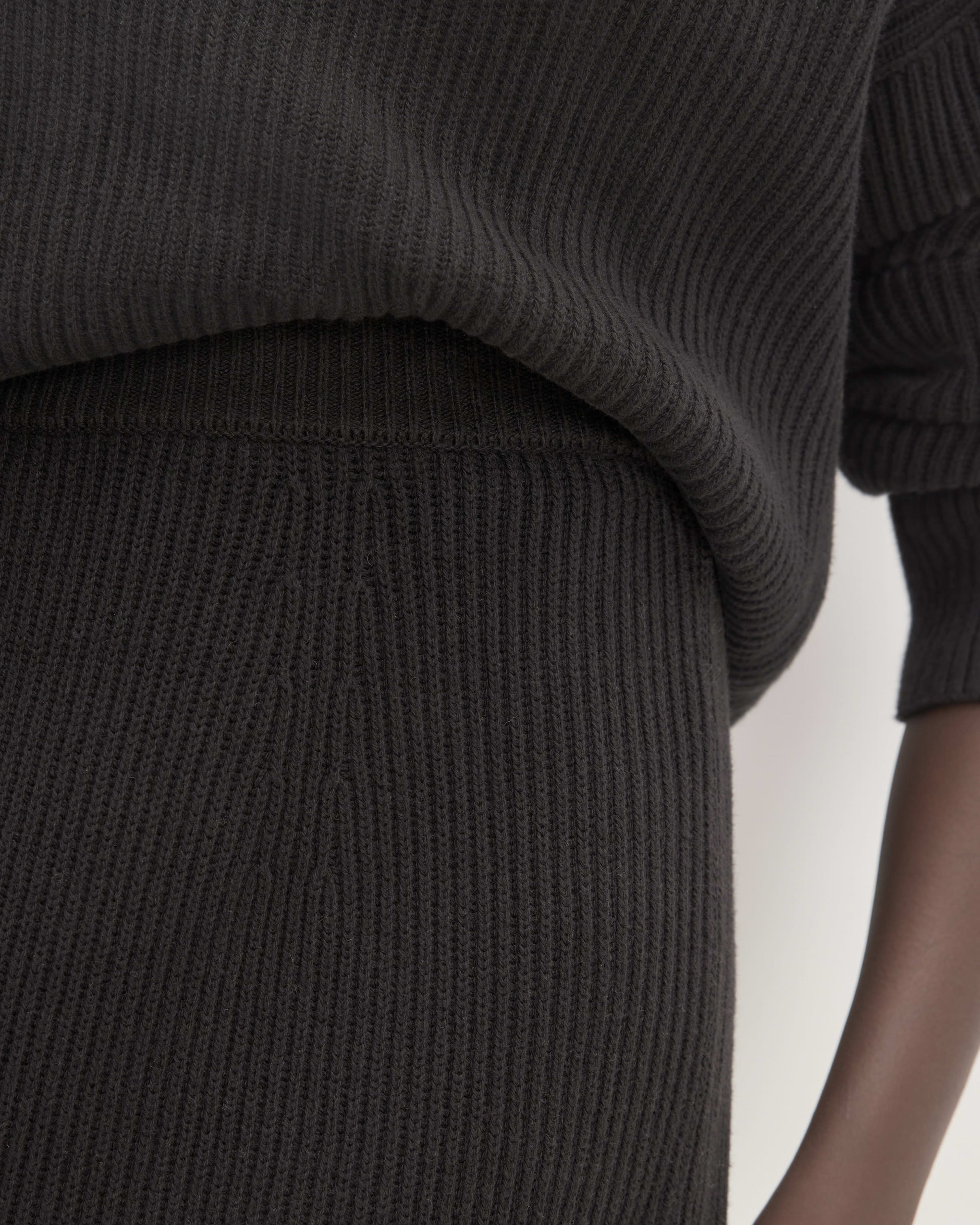 Organic Sweater Midi Skirt