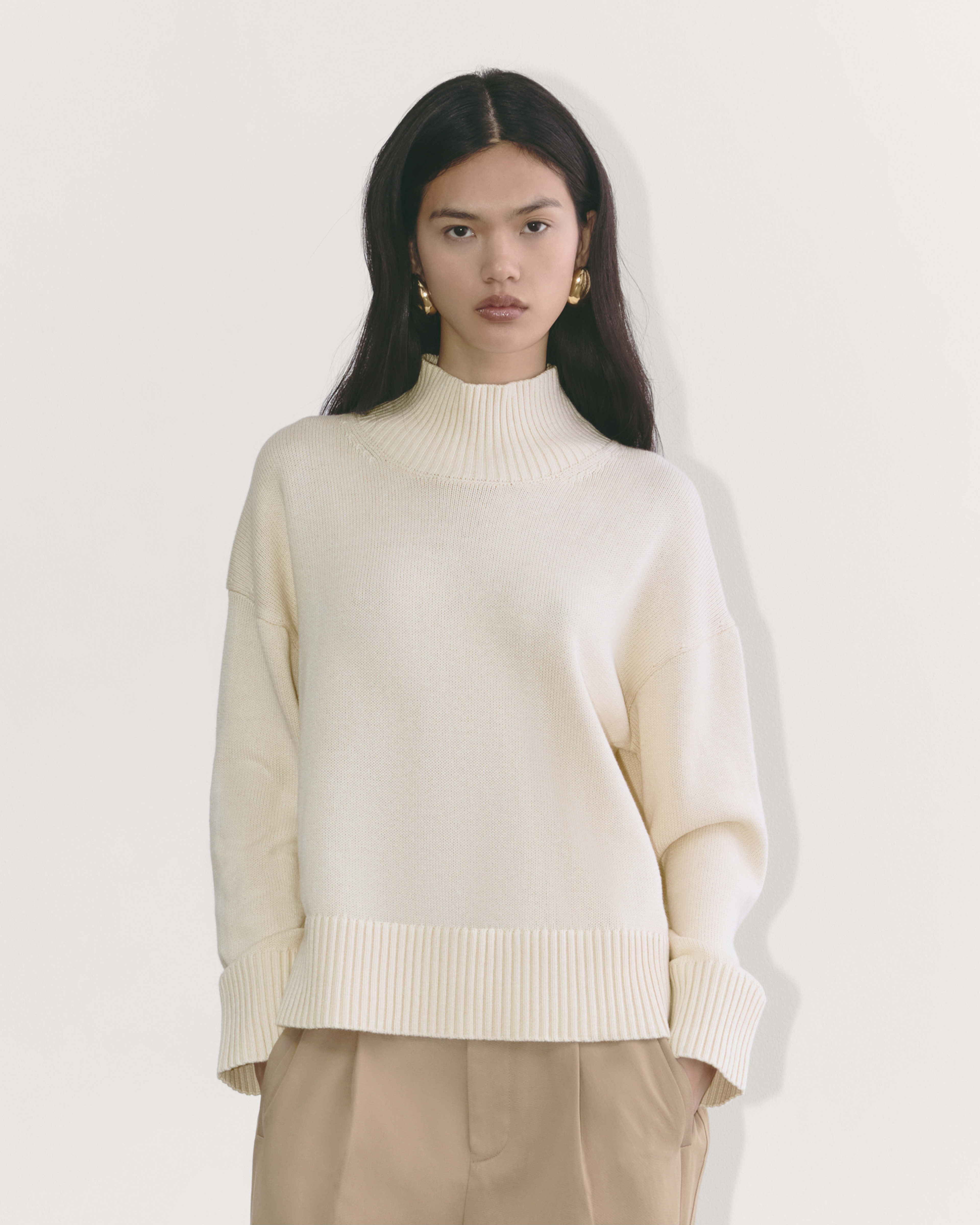 Everlane pima turtleneck top