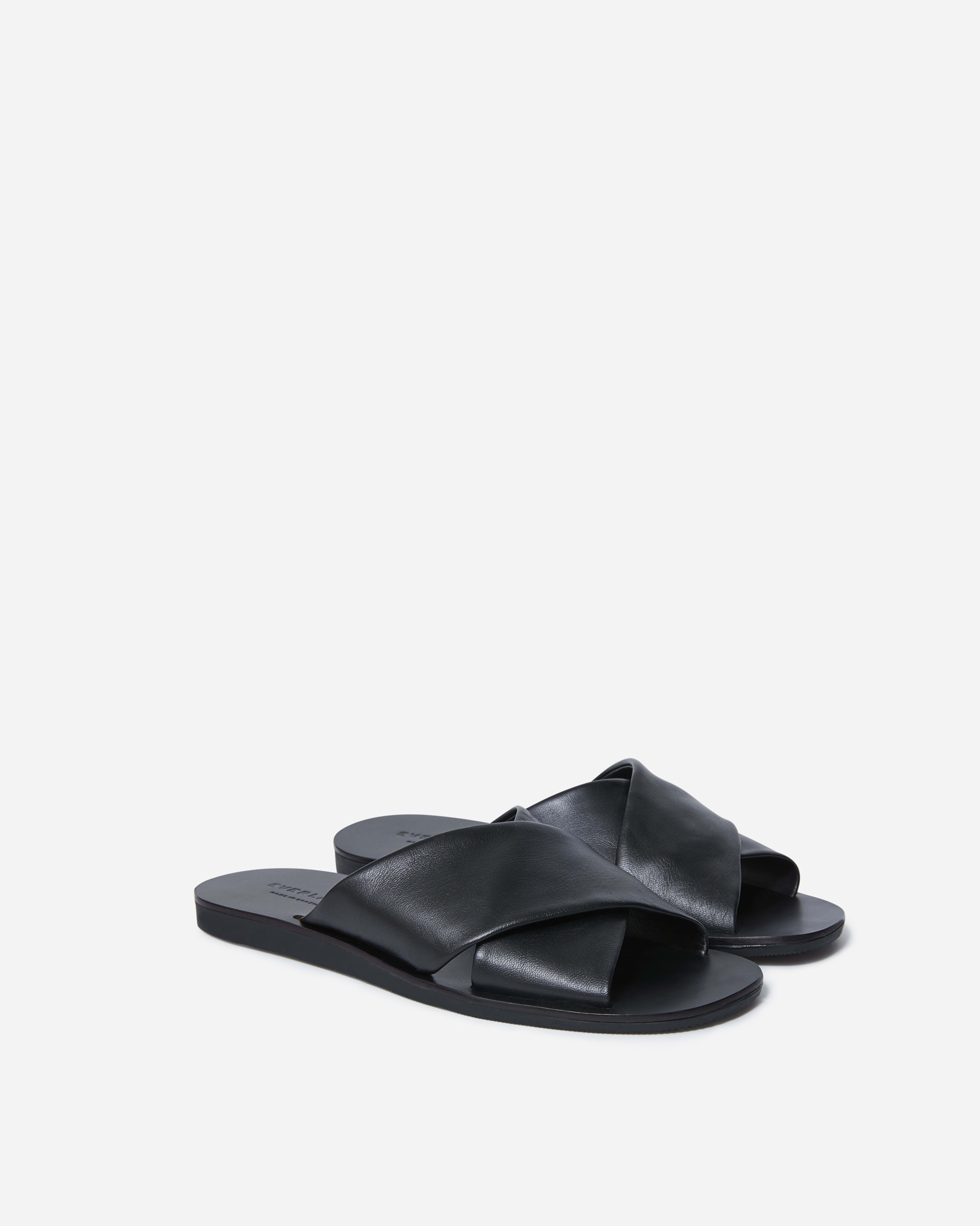 The Day Crossover Sandal Black – Everlane