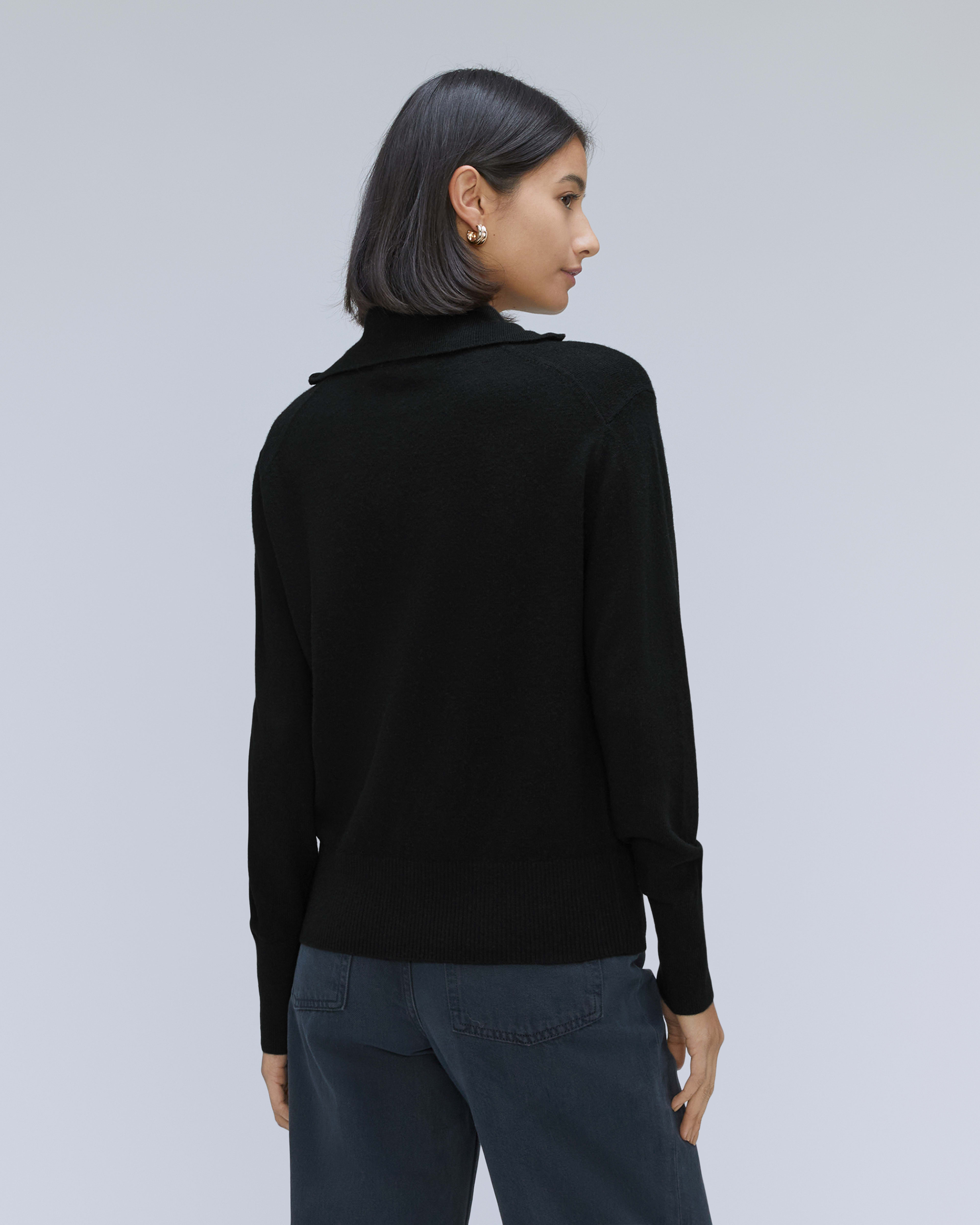Suzanne - Half-Zip Sweater with Elegant Details