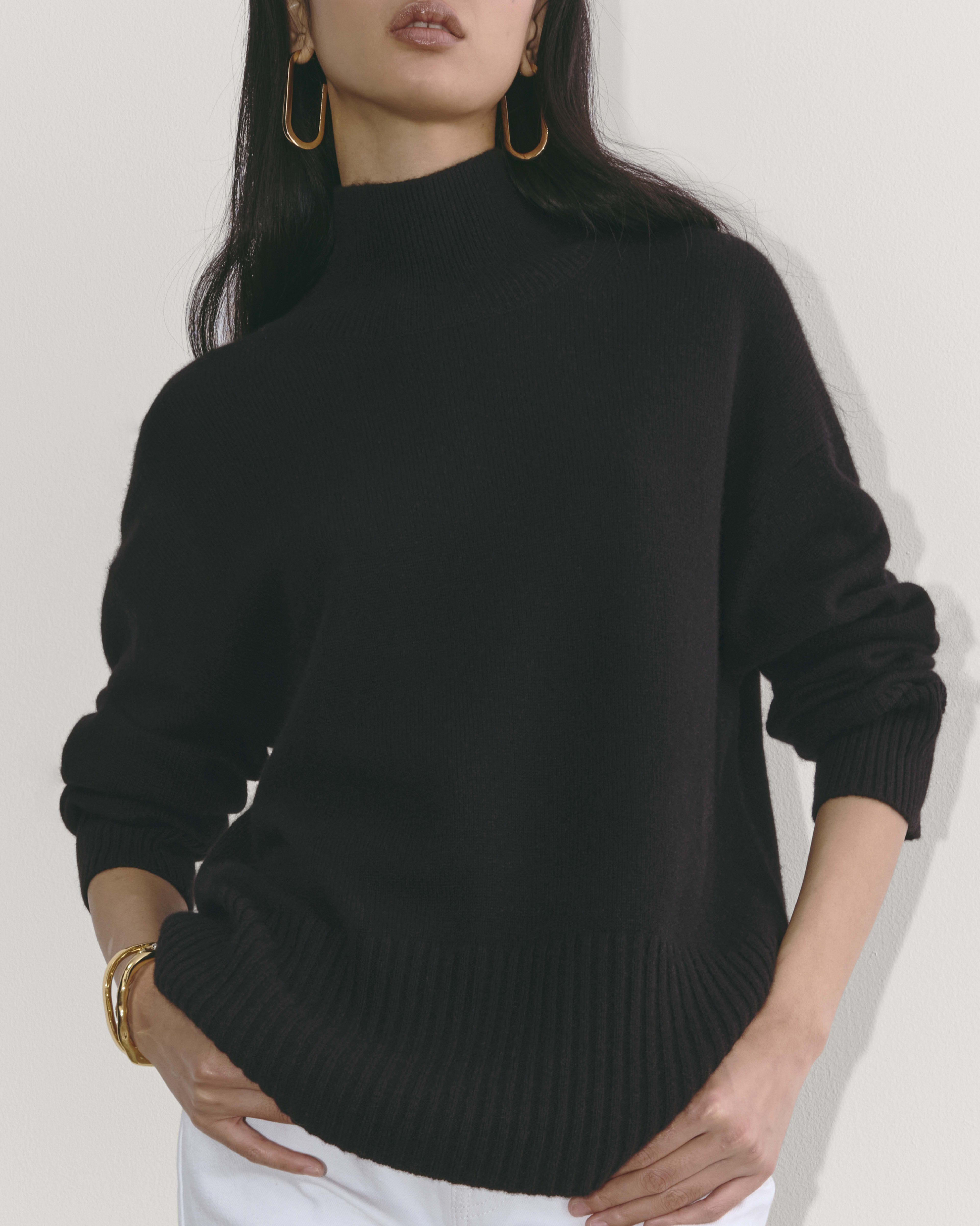 Funnel neck pullover shop