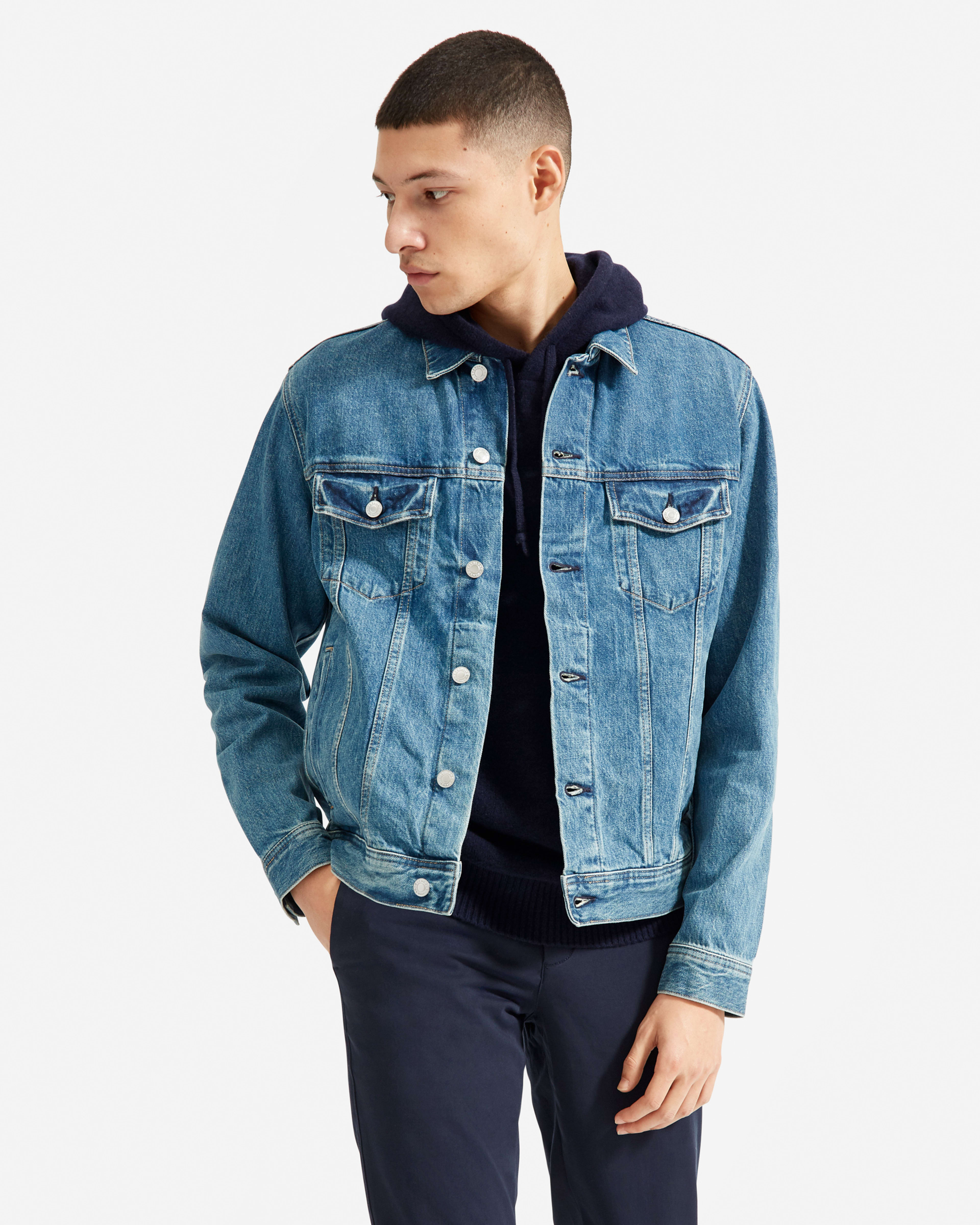 The Denim Jacket | Uniform Classic Blue Wash – Everlane