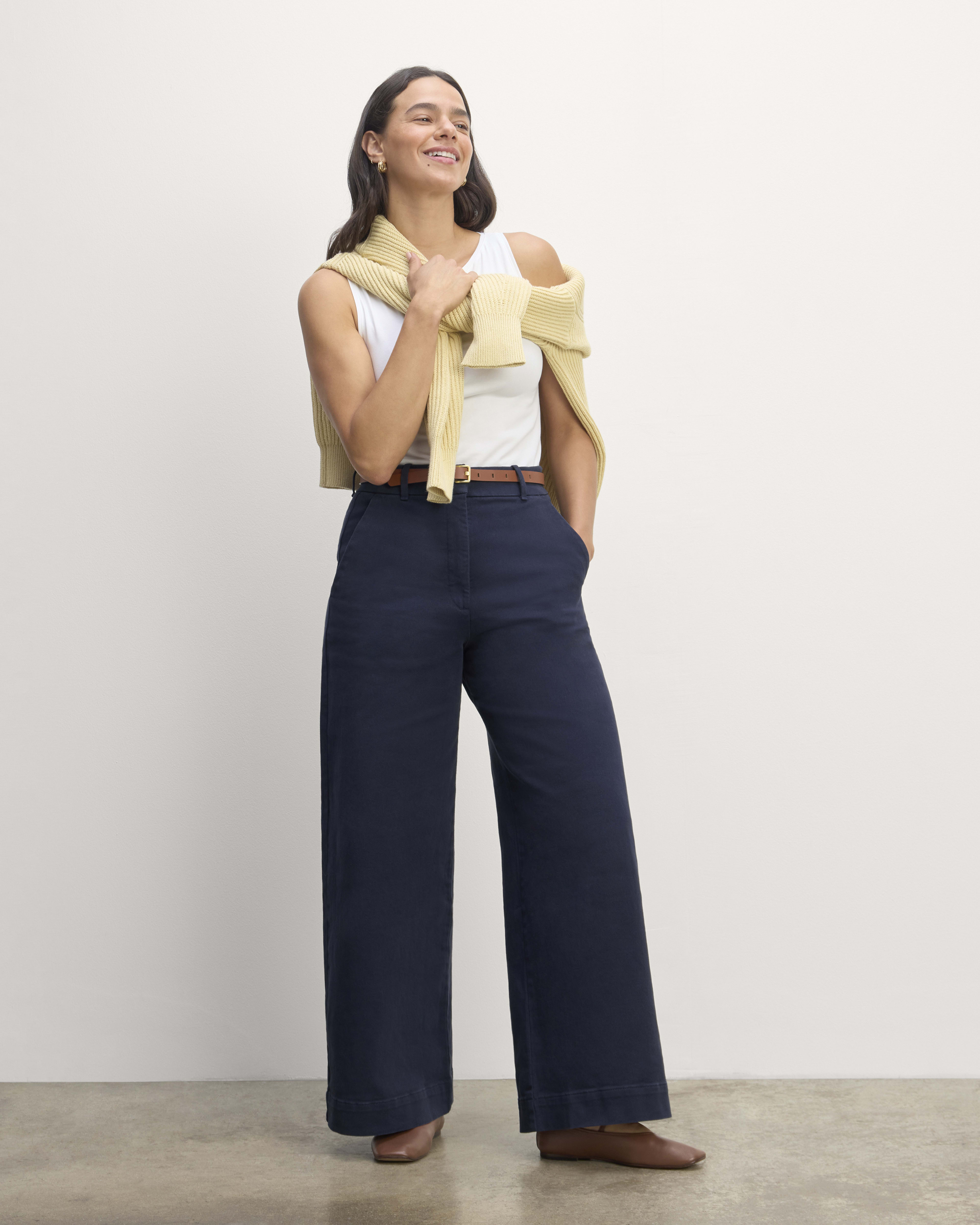 COOKSʼ Easy Wide Straight むつかしく Pants