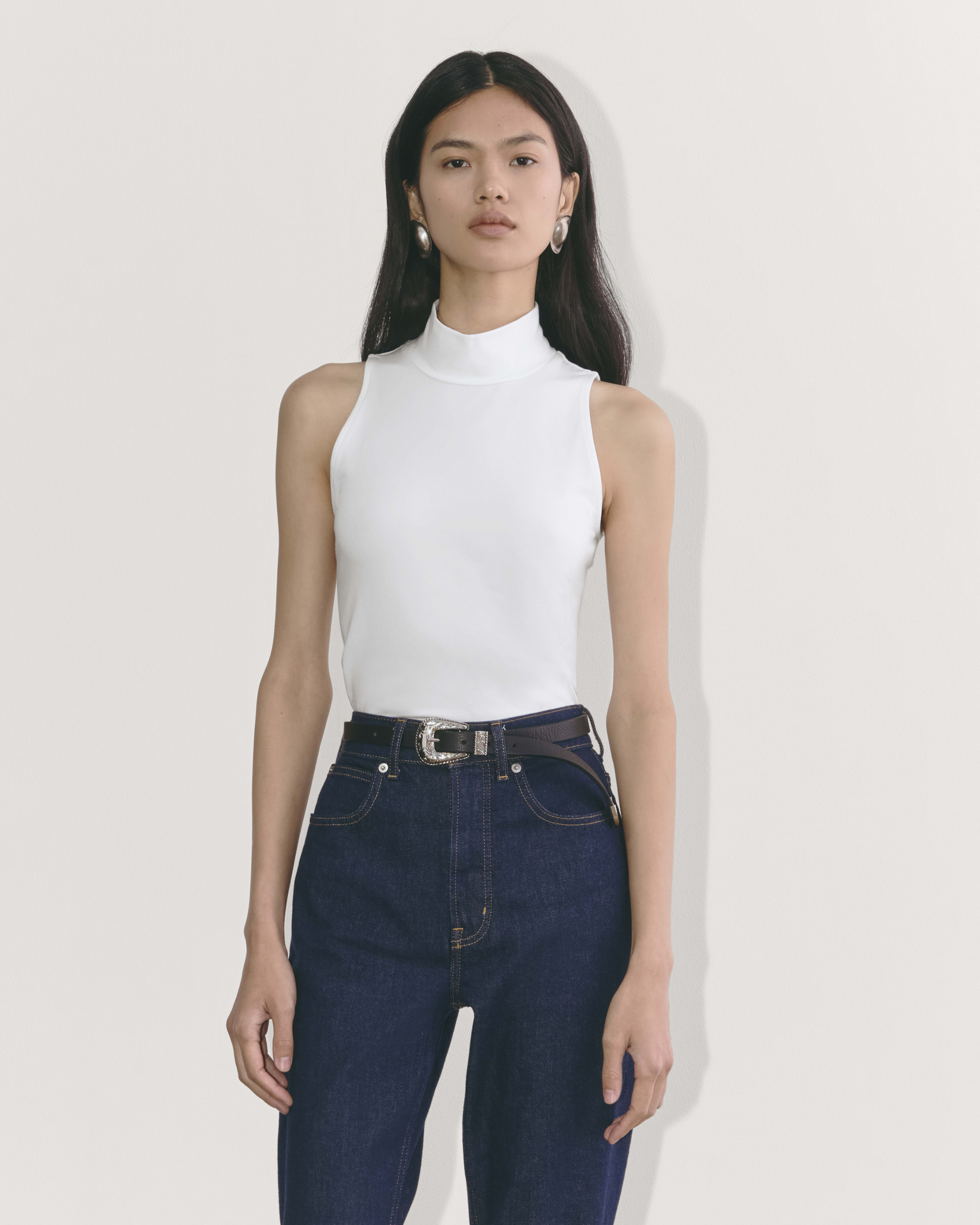 Everlane cashmere crop mockneck review hotsell