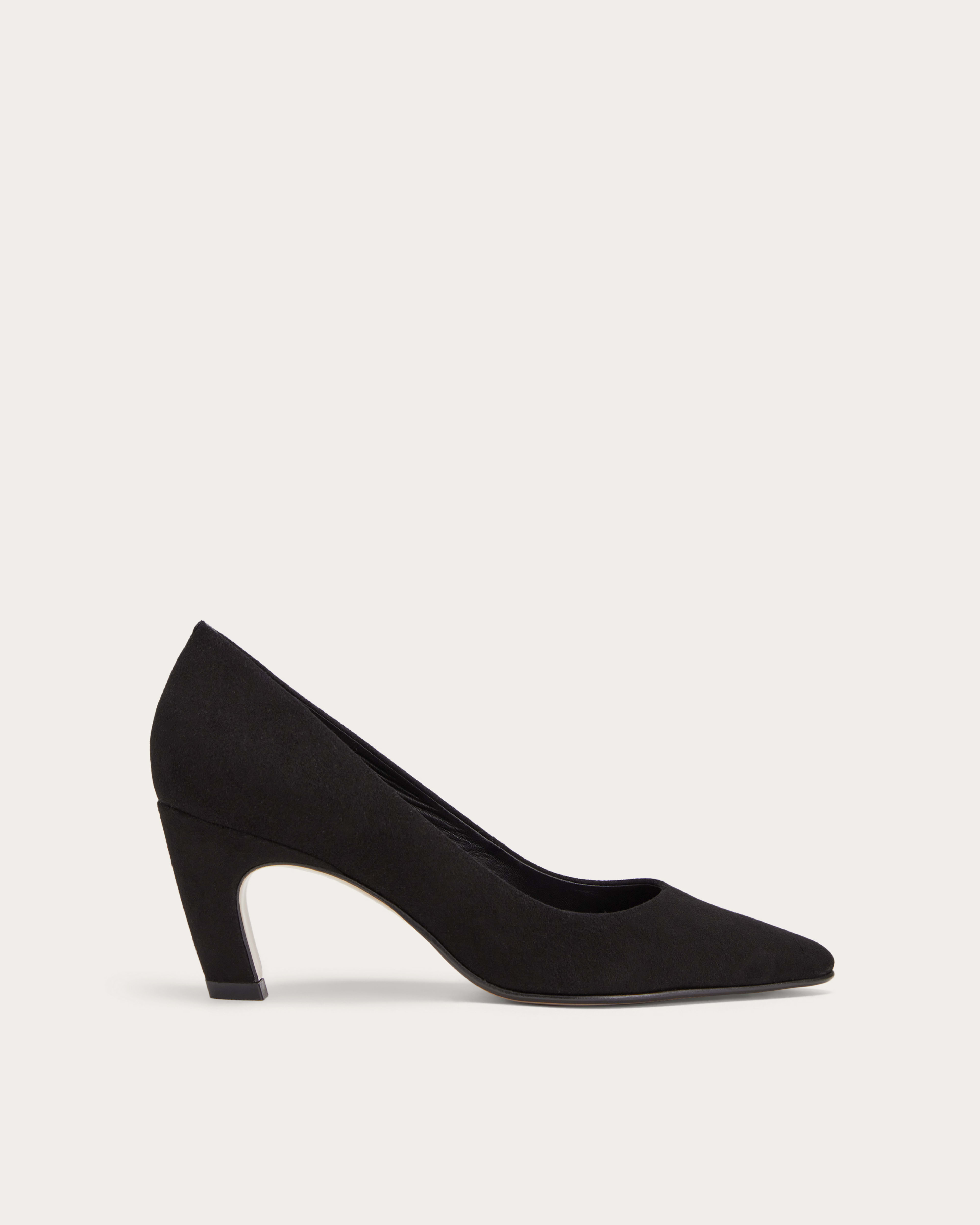 The Banana Pump Black Suede Everlane