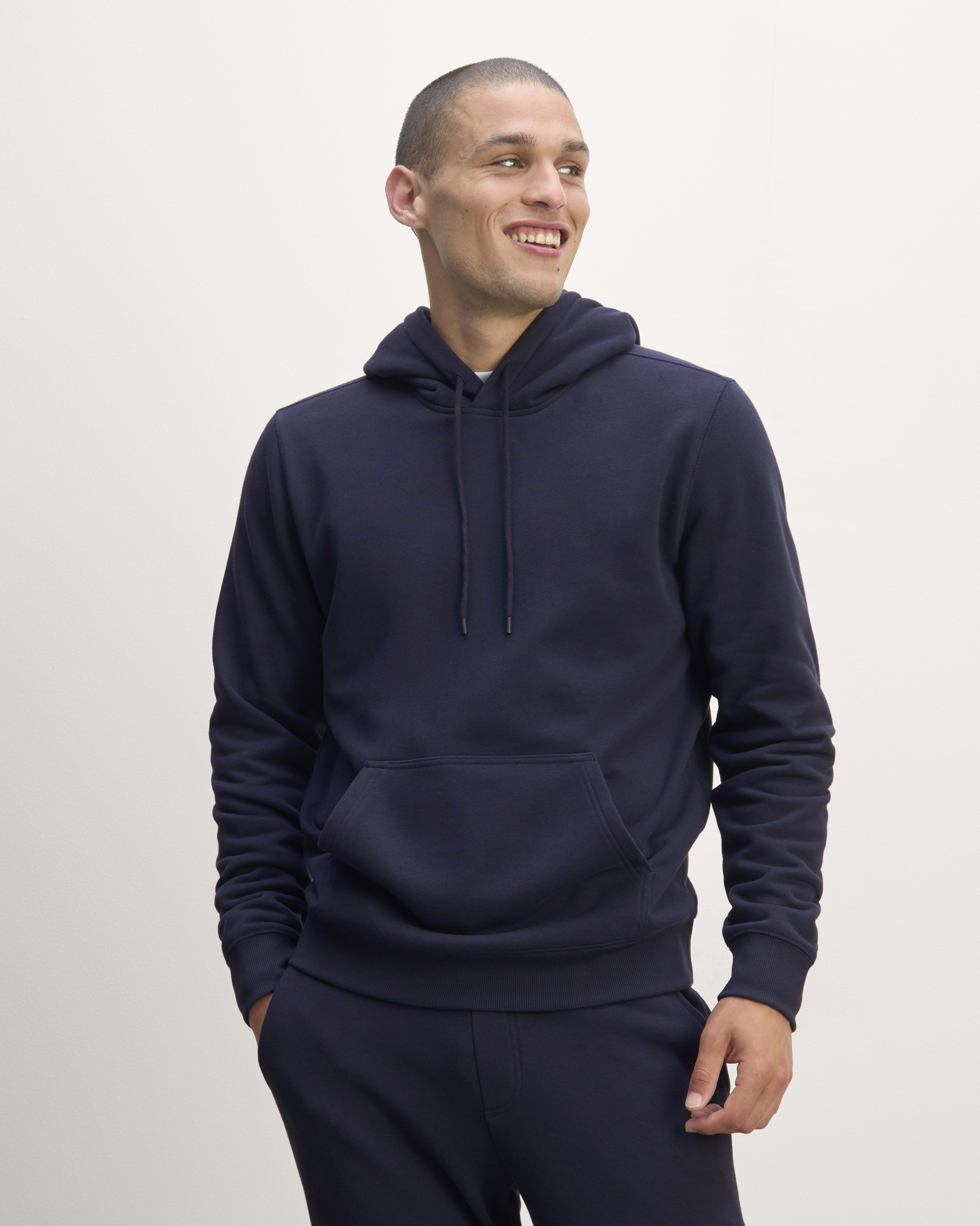 The Off Duty Terry Hoodie Navy Everlane