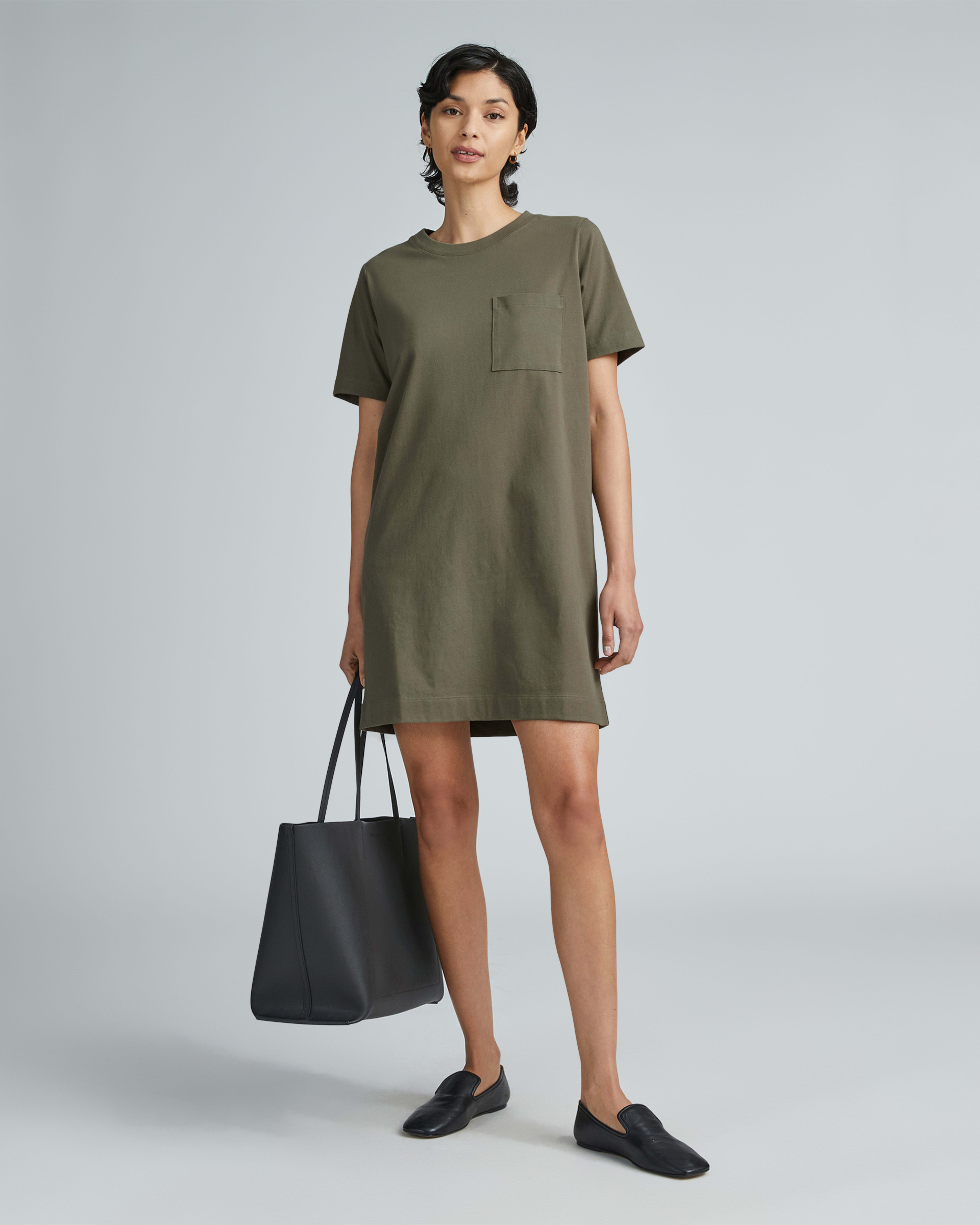 Everlane t shirt dress shop