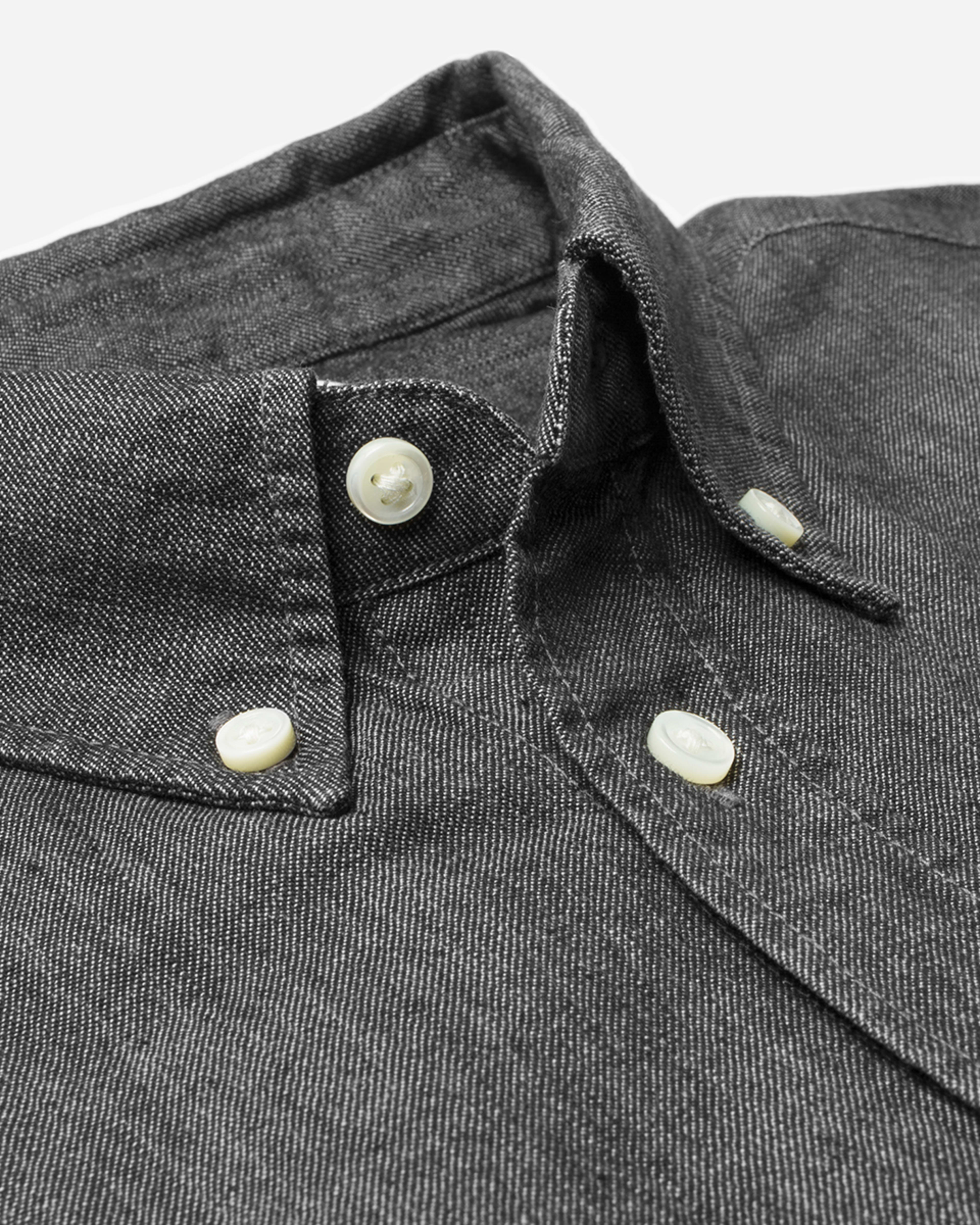 The Denim Long-Sleeve Shirt Dark Grey Denim – Everlane