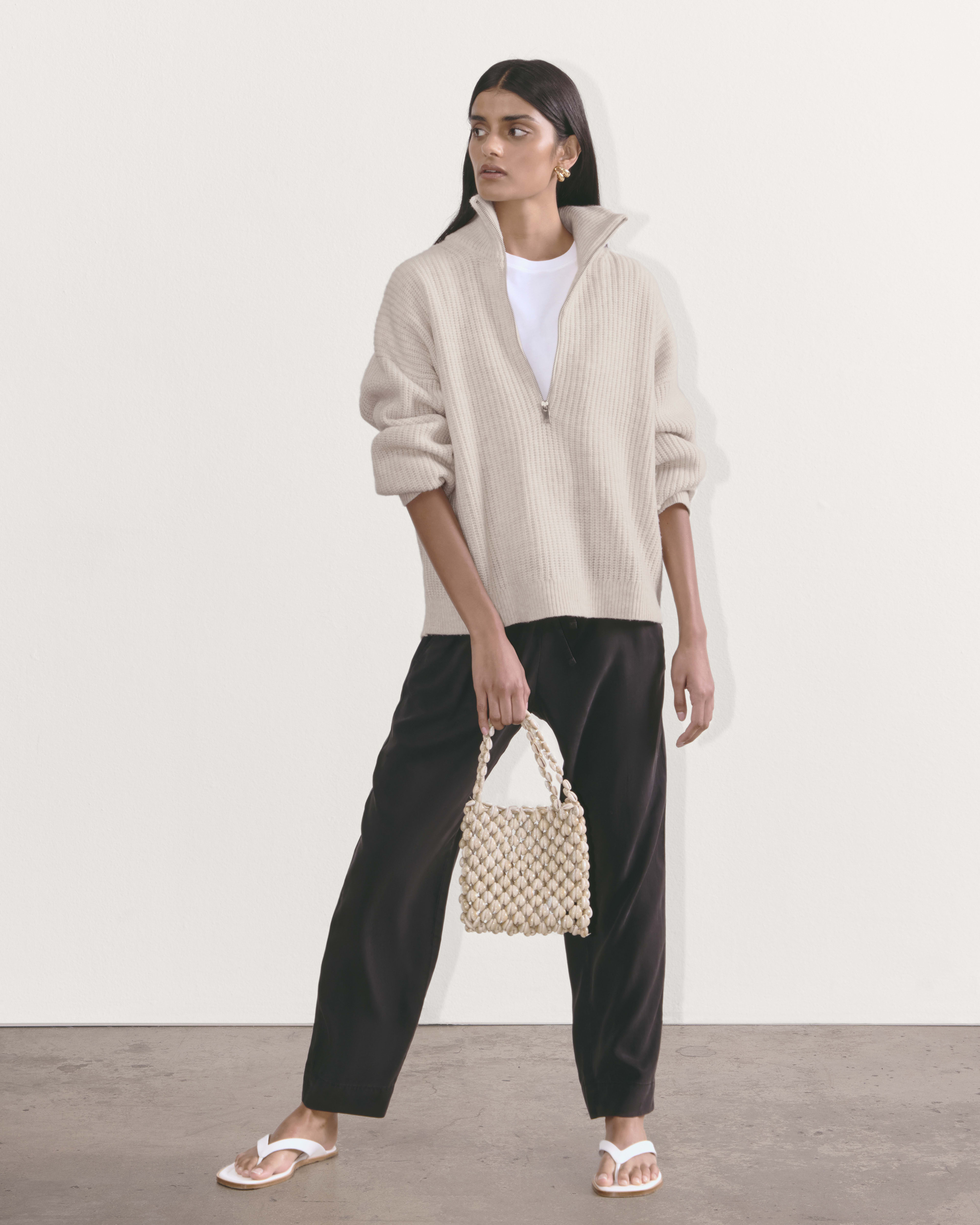 The Day Heel Mule Bisque Everlane