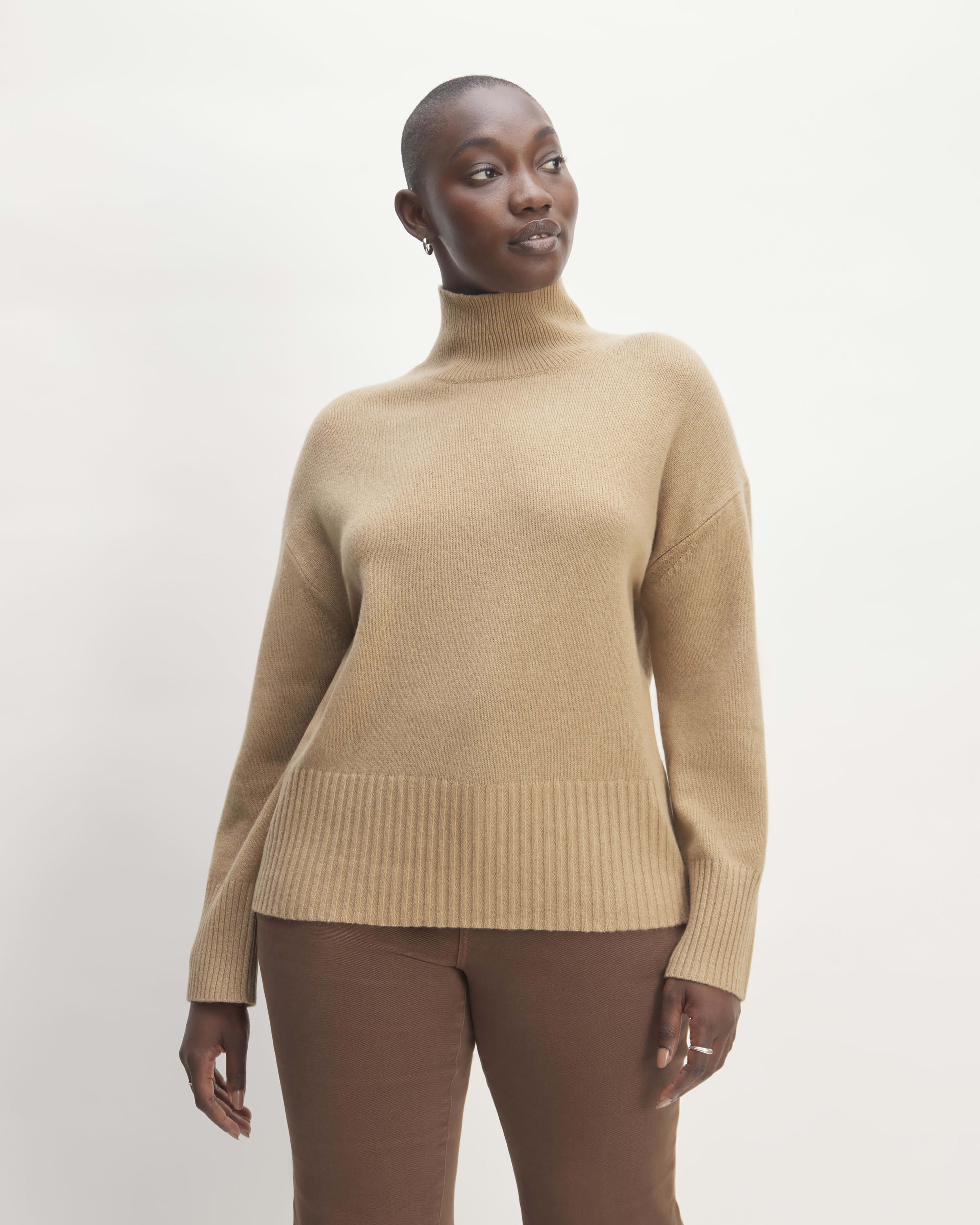 Camel color cashmere sweater 2025