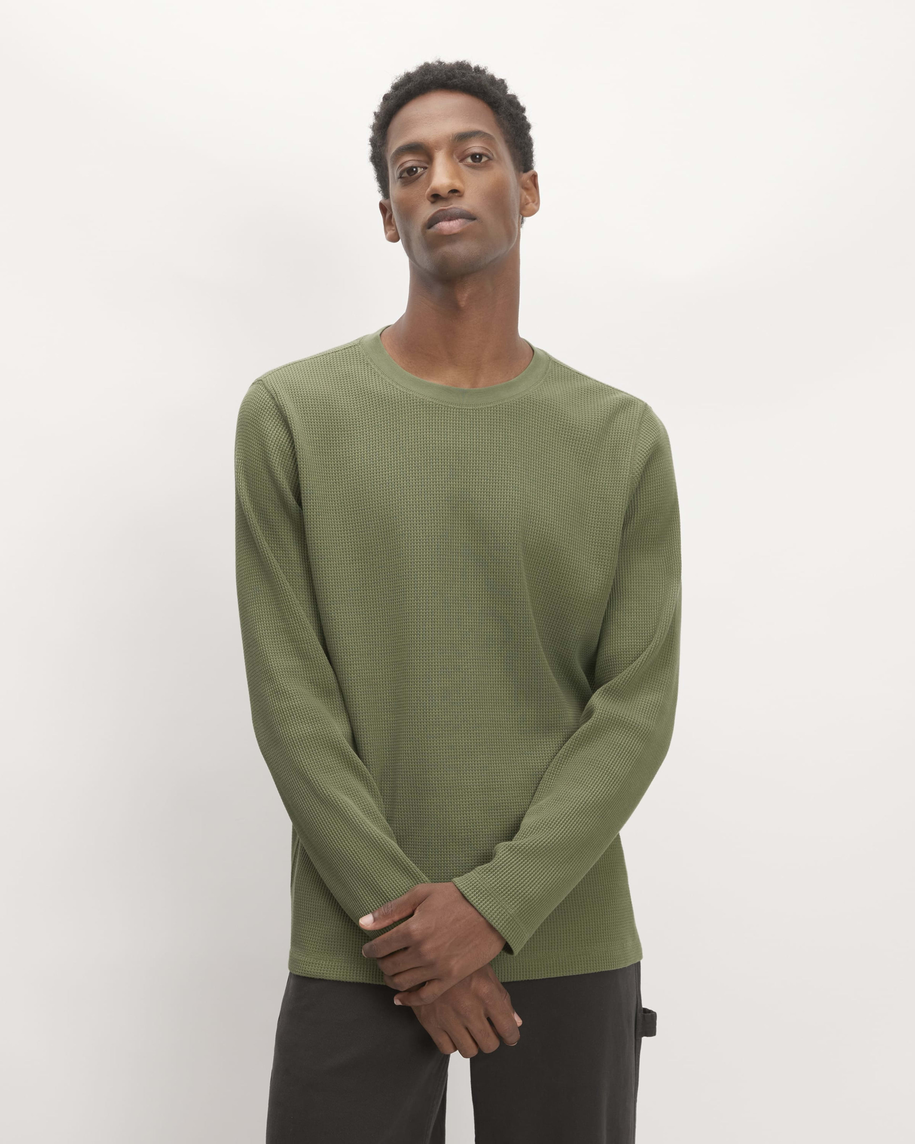 Everlane waffle sweater on sale