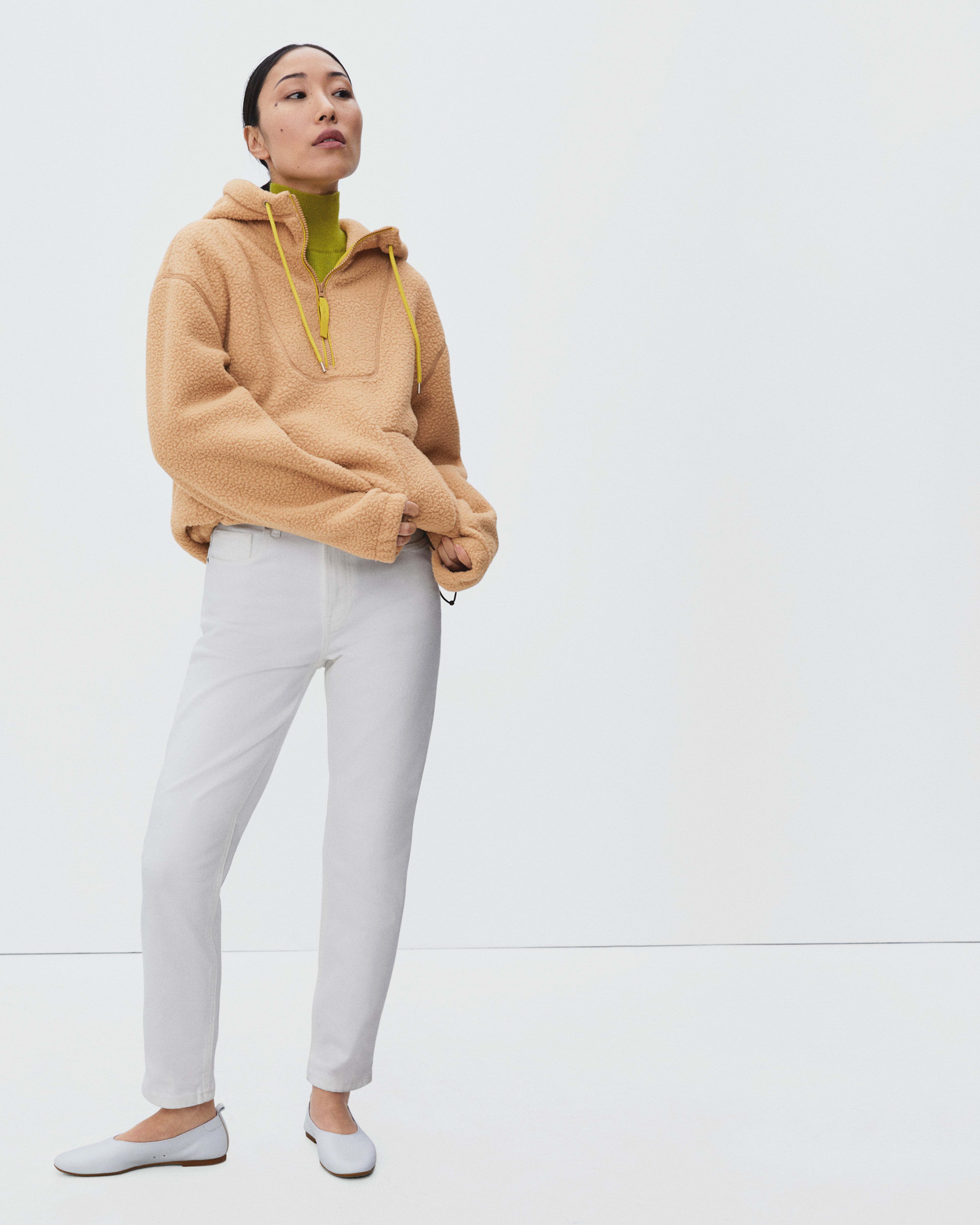The ReNew Fleece Hoodie Camel â Everlane