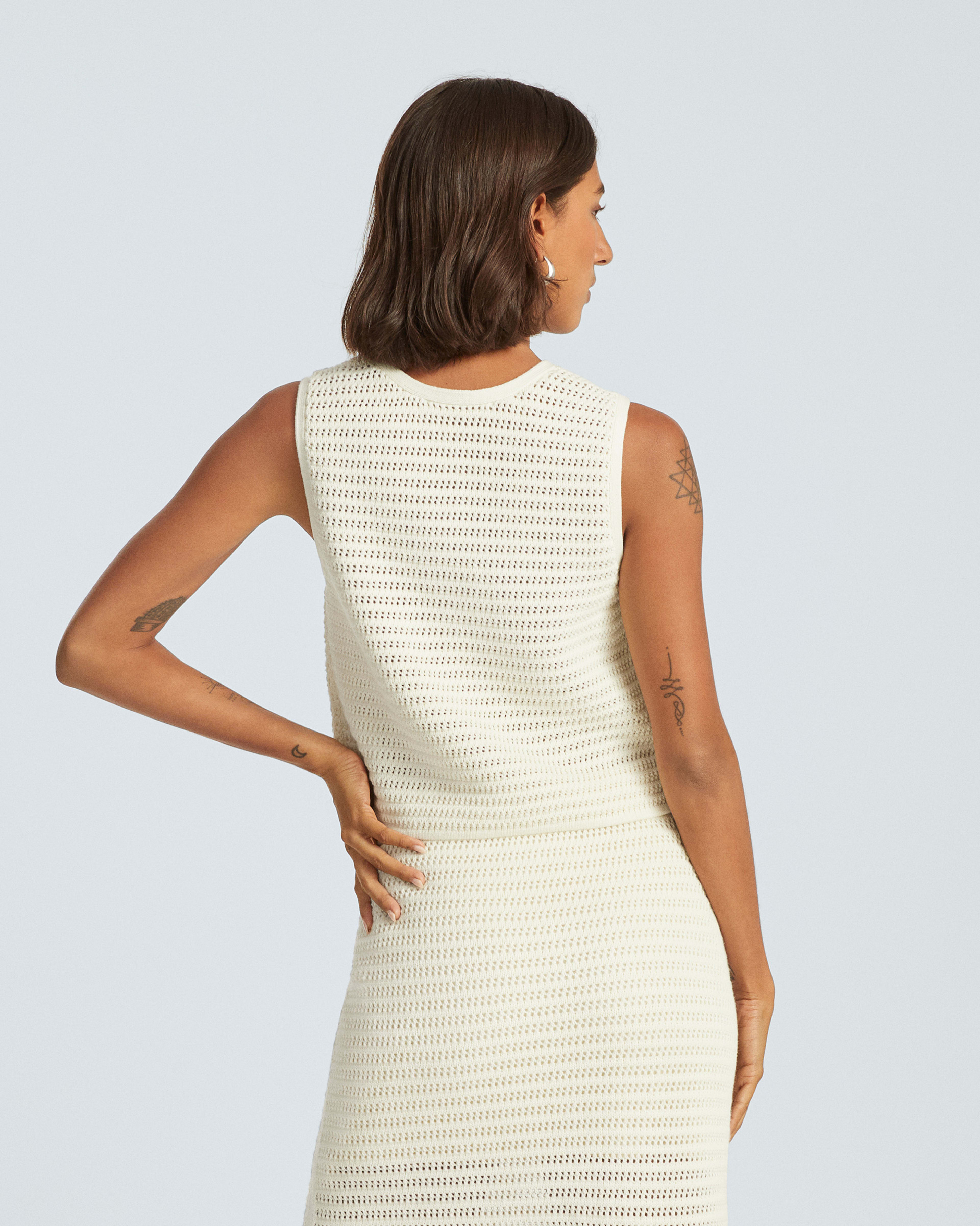 The Crochet Knit Cami Canvas Everlane