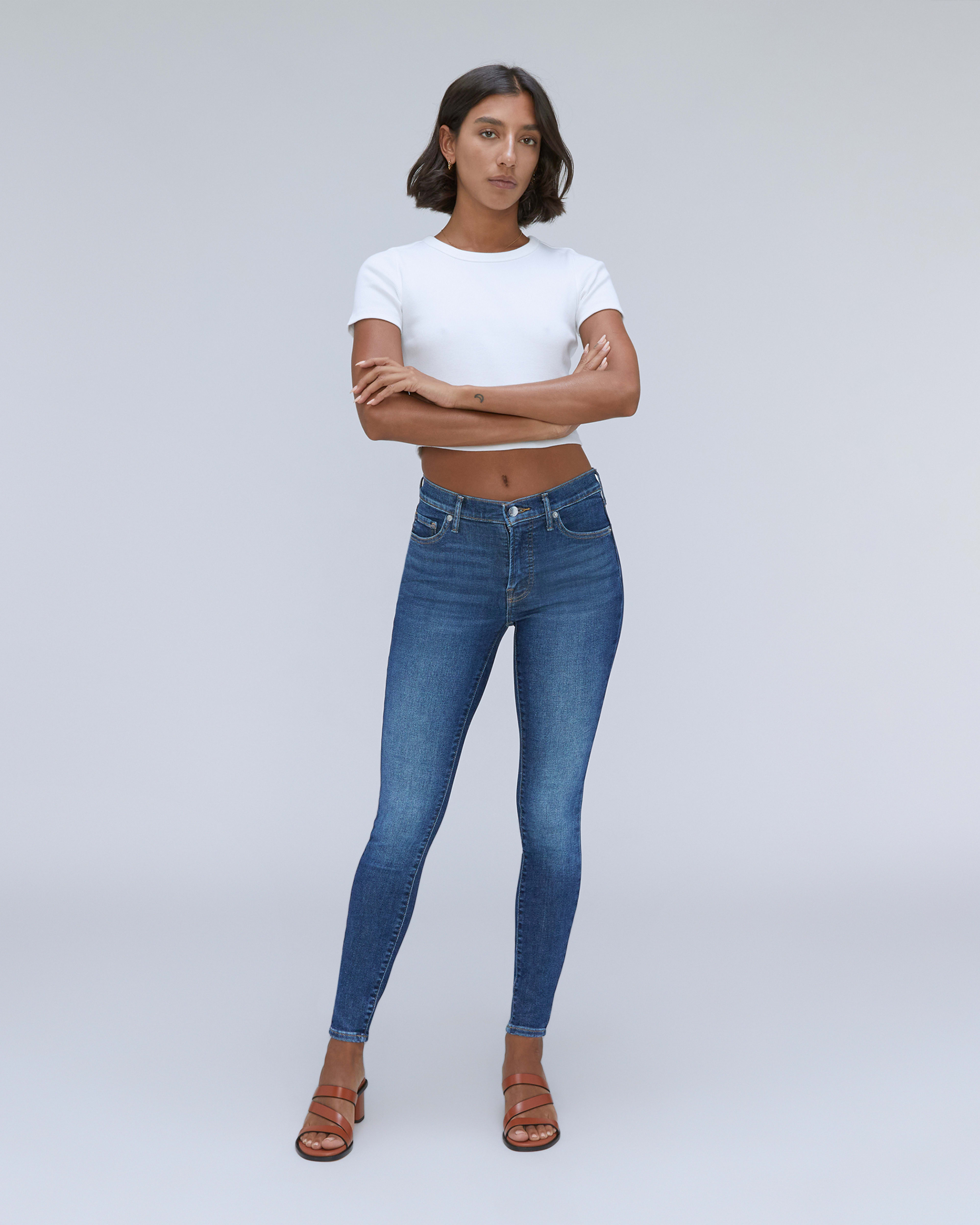 Everlane mid rise skinny online