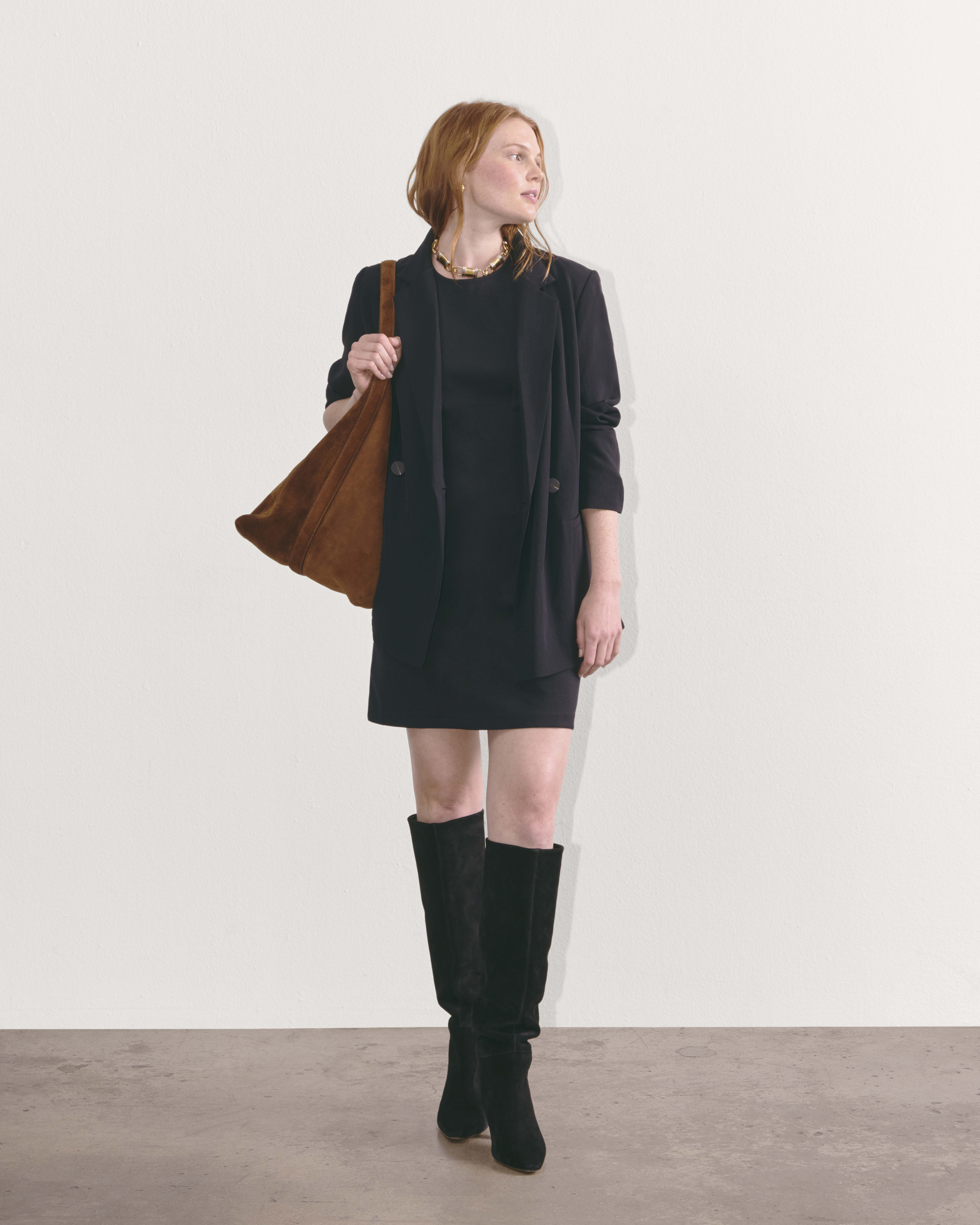 Everlane cashmere turtleneck dress on sale