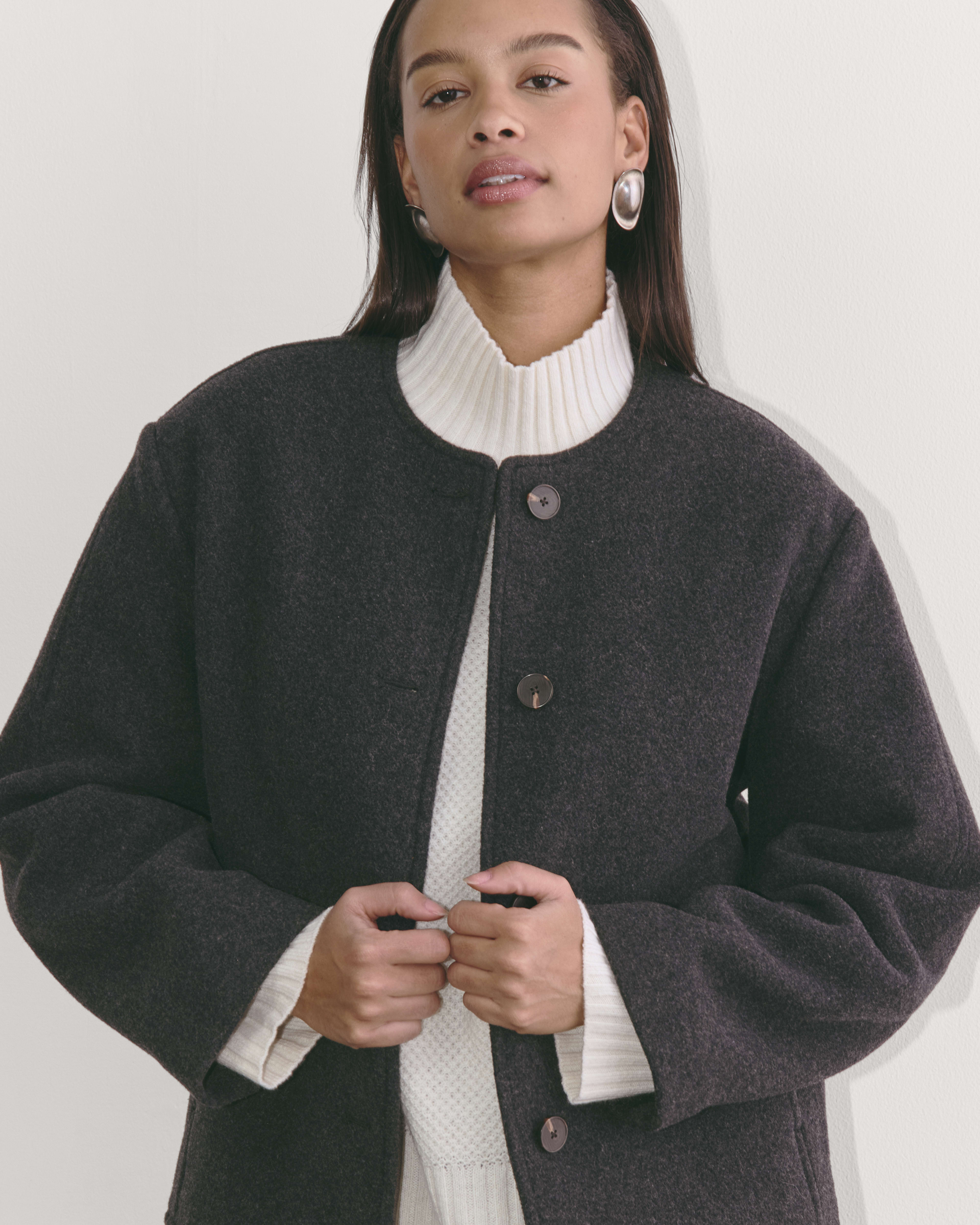 Everlane cocoon coat review top