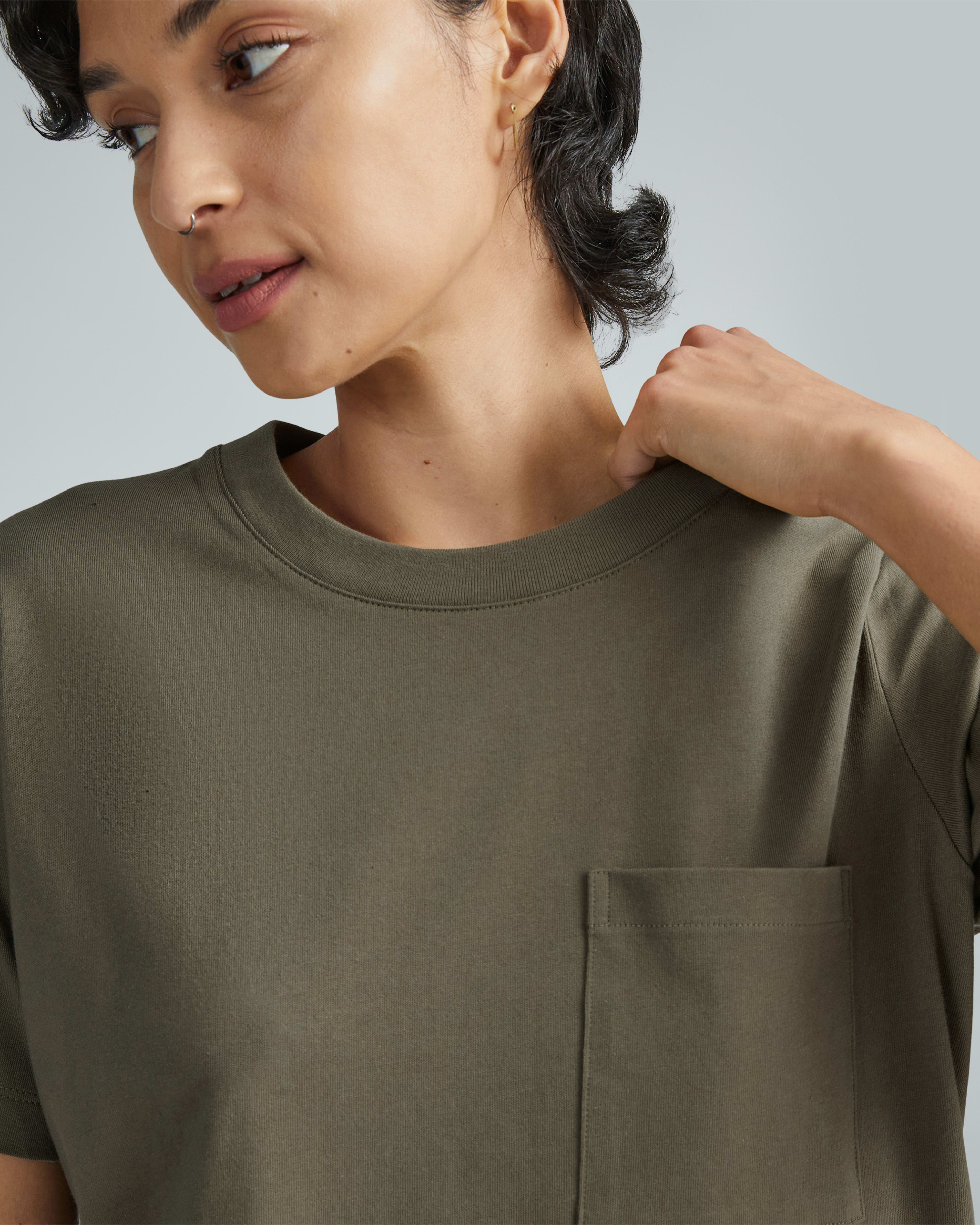 The Organic Cotton Weekend Tee Dress Kalamata Everlane
