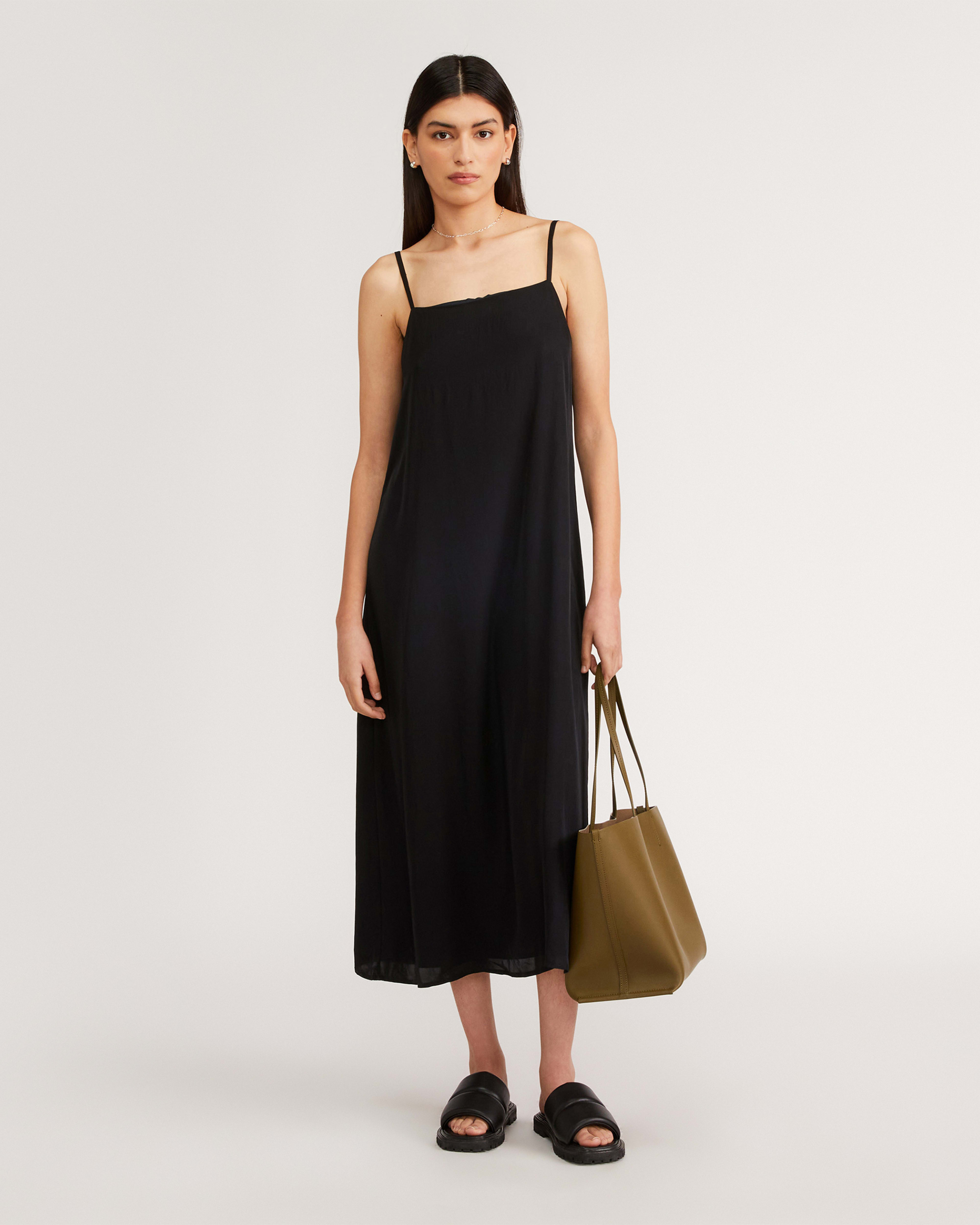 Everlane party slip dress review sales