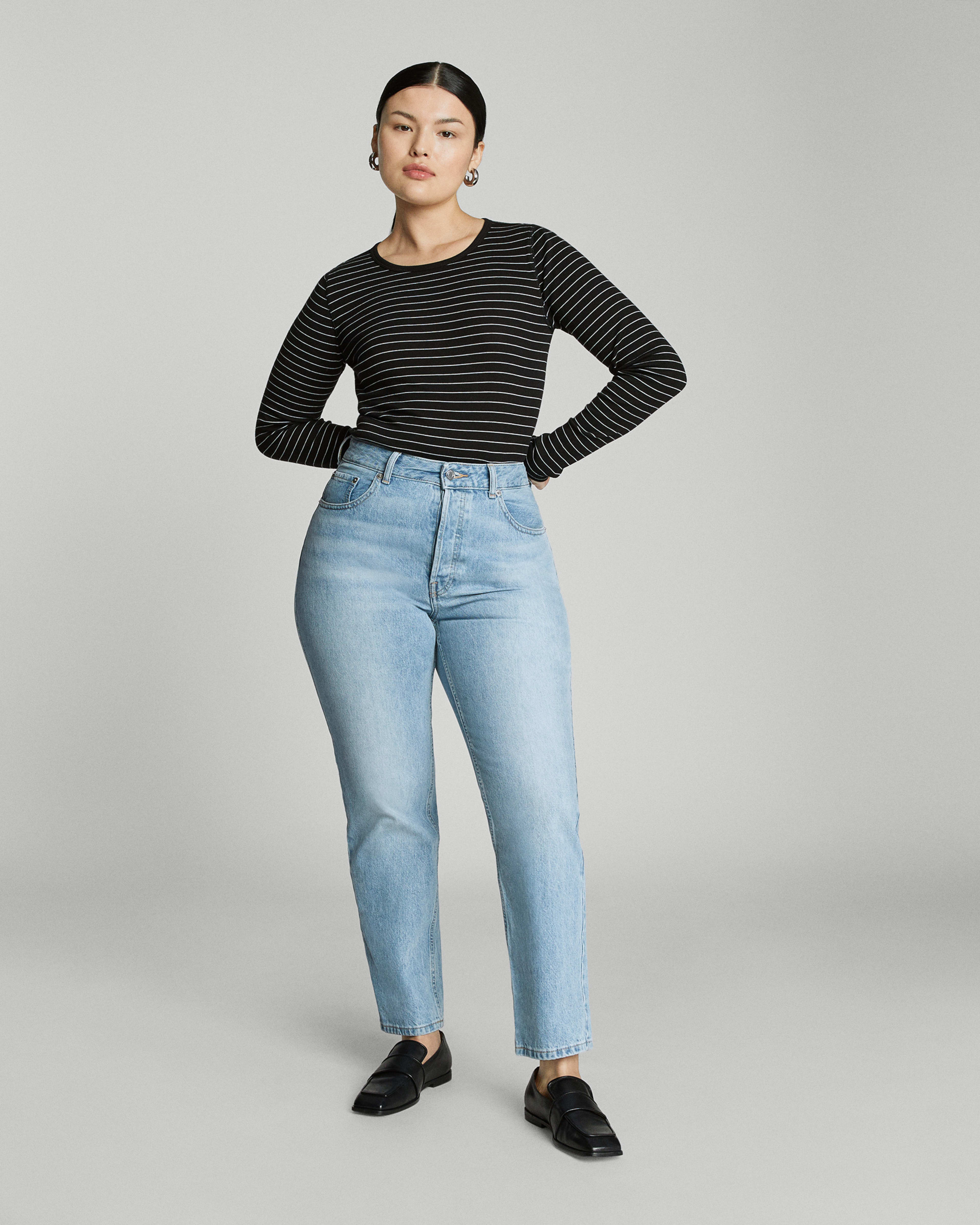 The Curvy '90s Cheeky® Jean Vintage Sunbleached Blue – Everlane