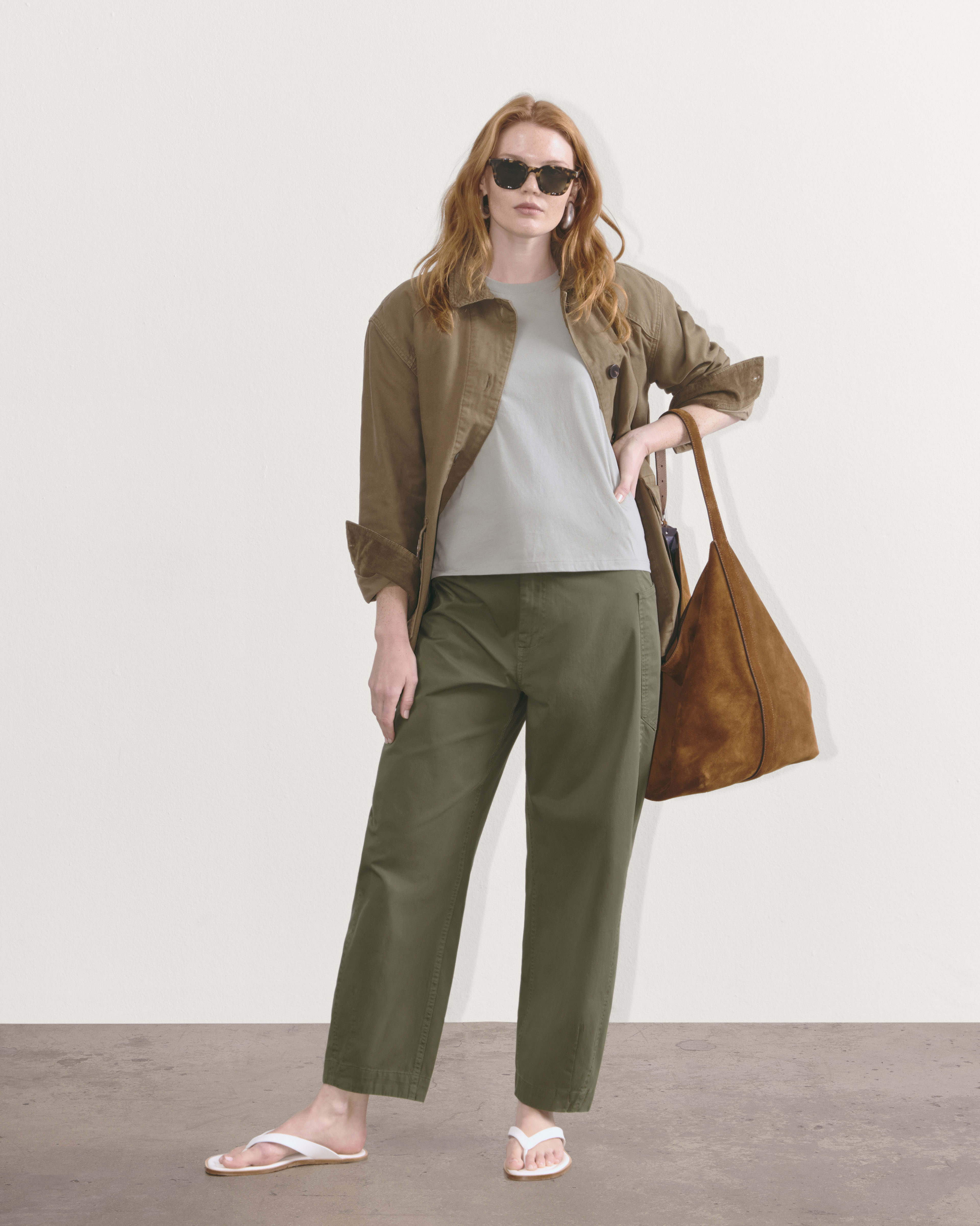 The Utility Pant in Buttersoft Sage Green – Everlane