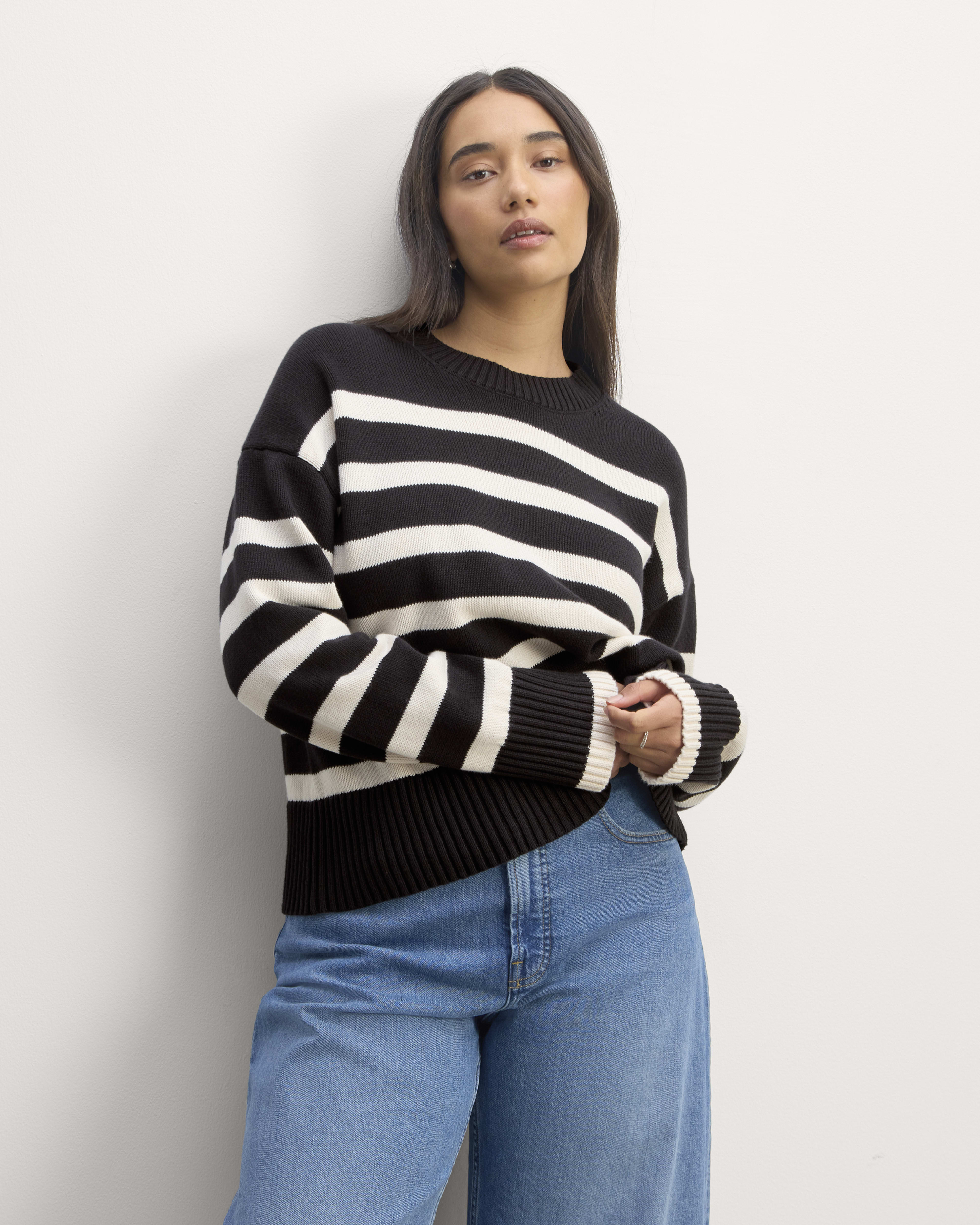 Everlane striped sweater sale