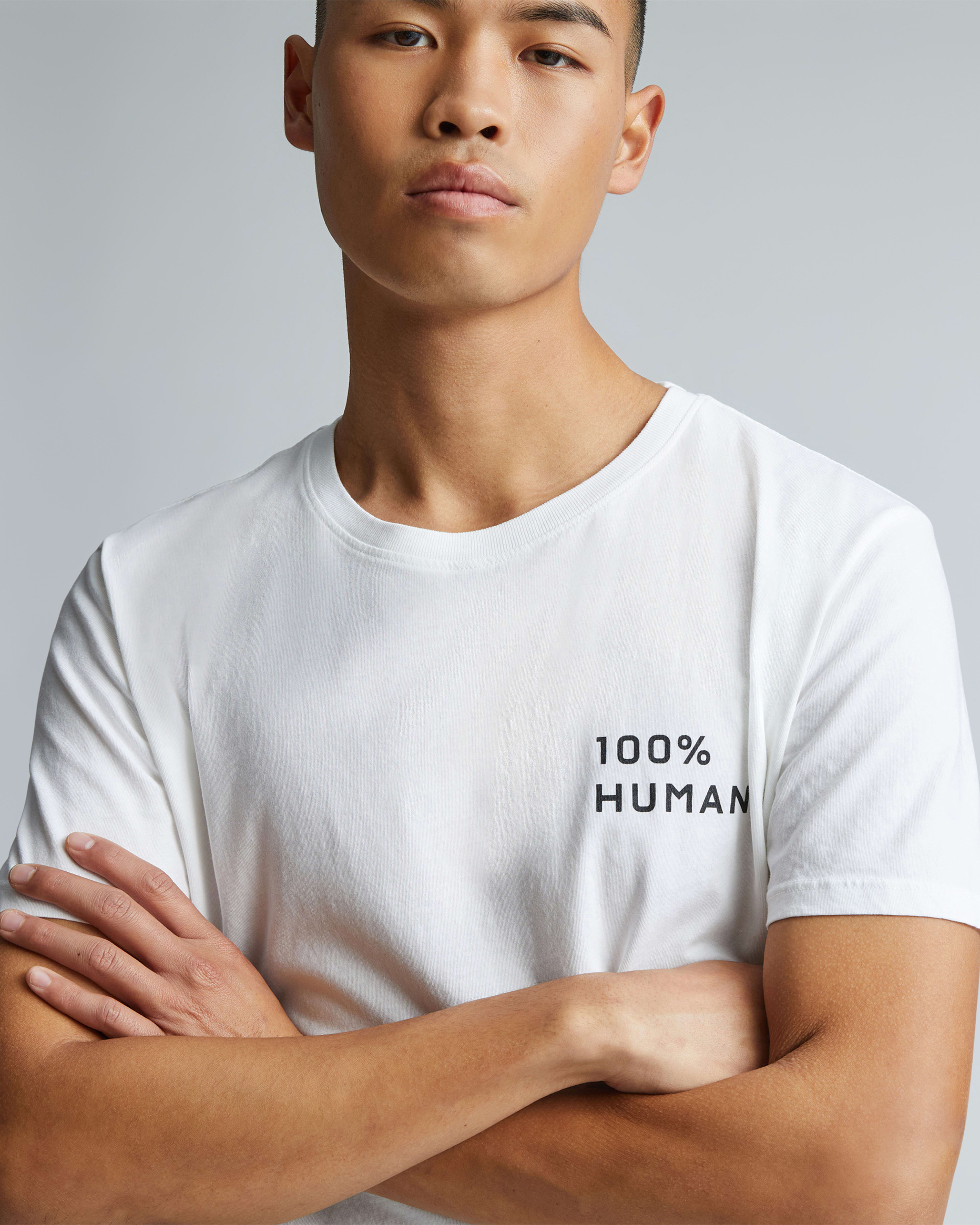 The 100 Human Crew White Everlane