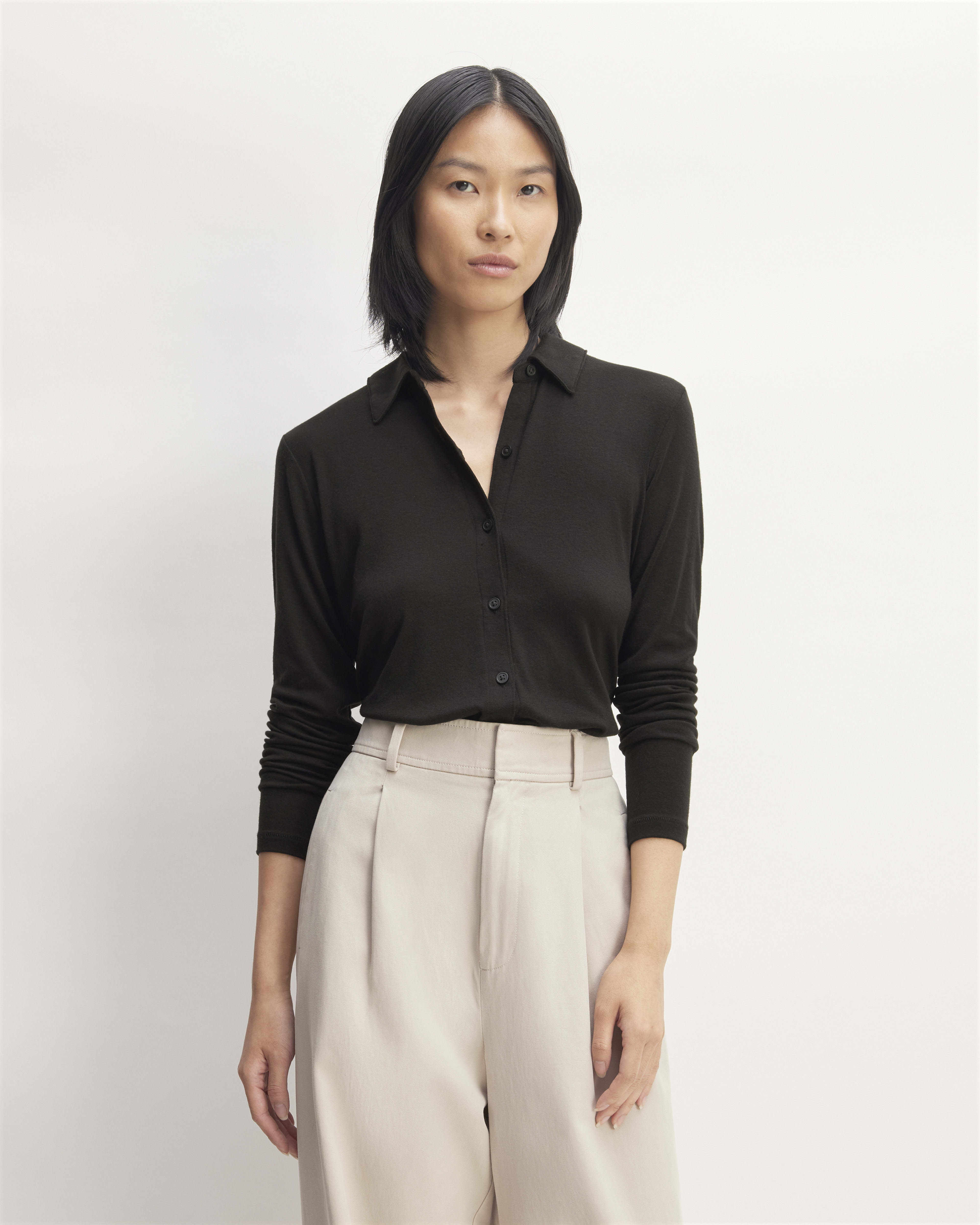 ORCHIDS TENCEL/LINEN S/S WOVEN SHIRT
