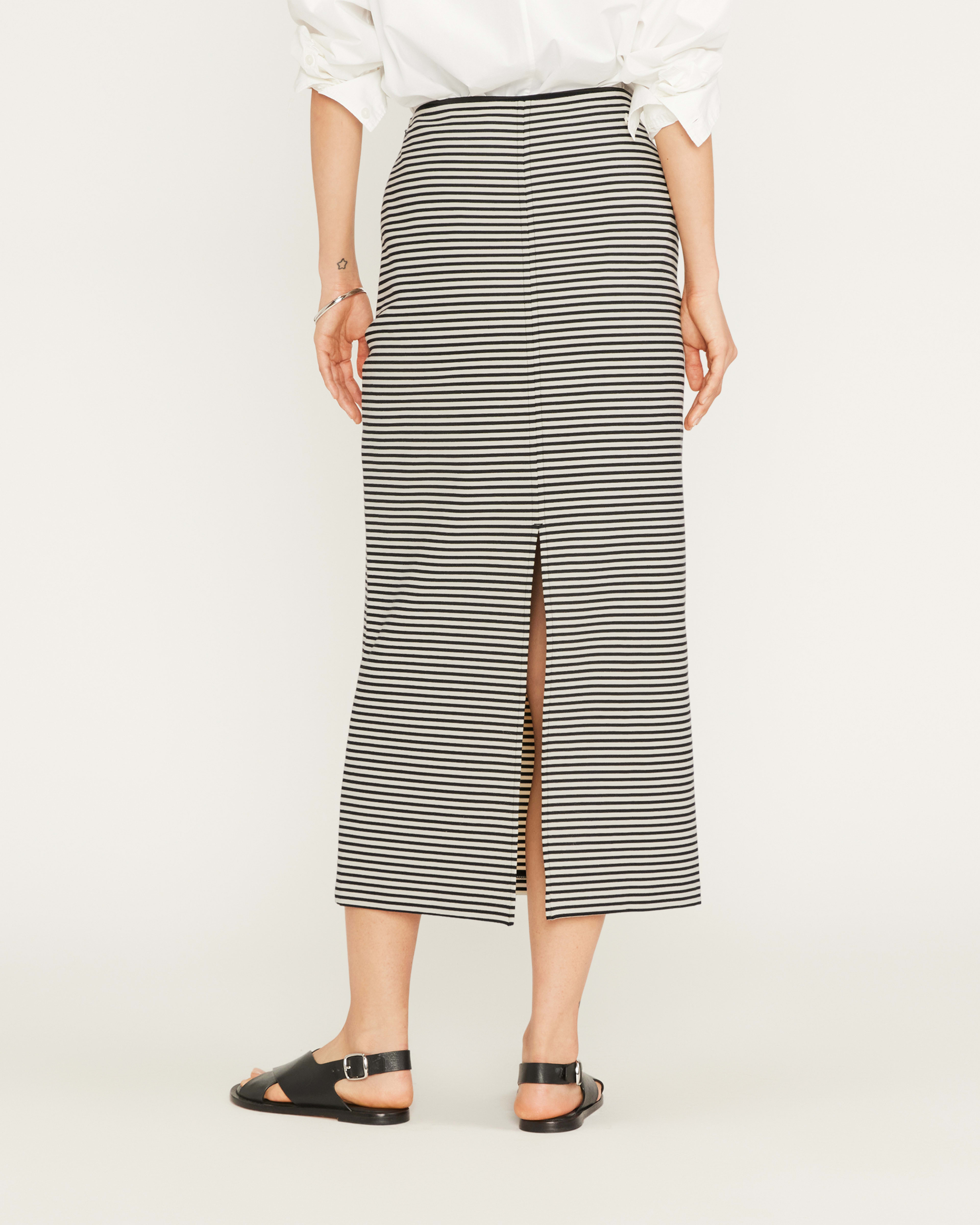 The Dream Maxi Skirt Parchment / Black  Everlane