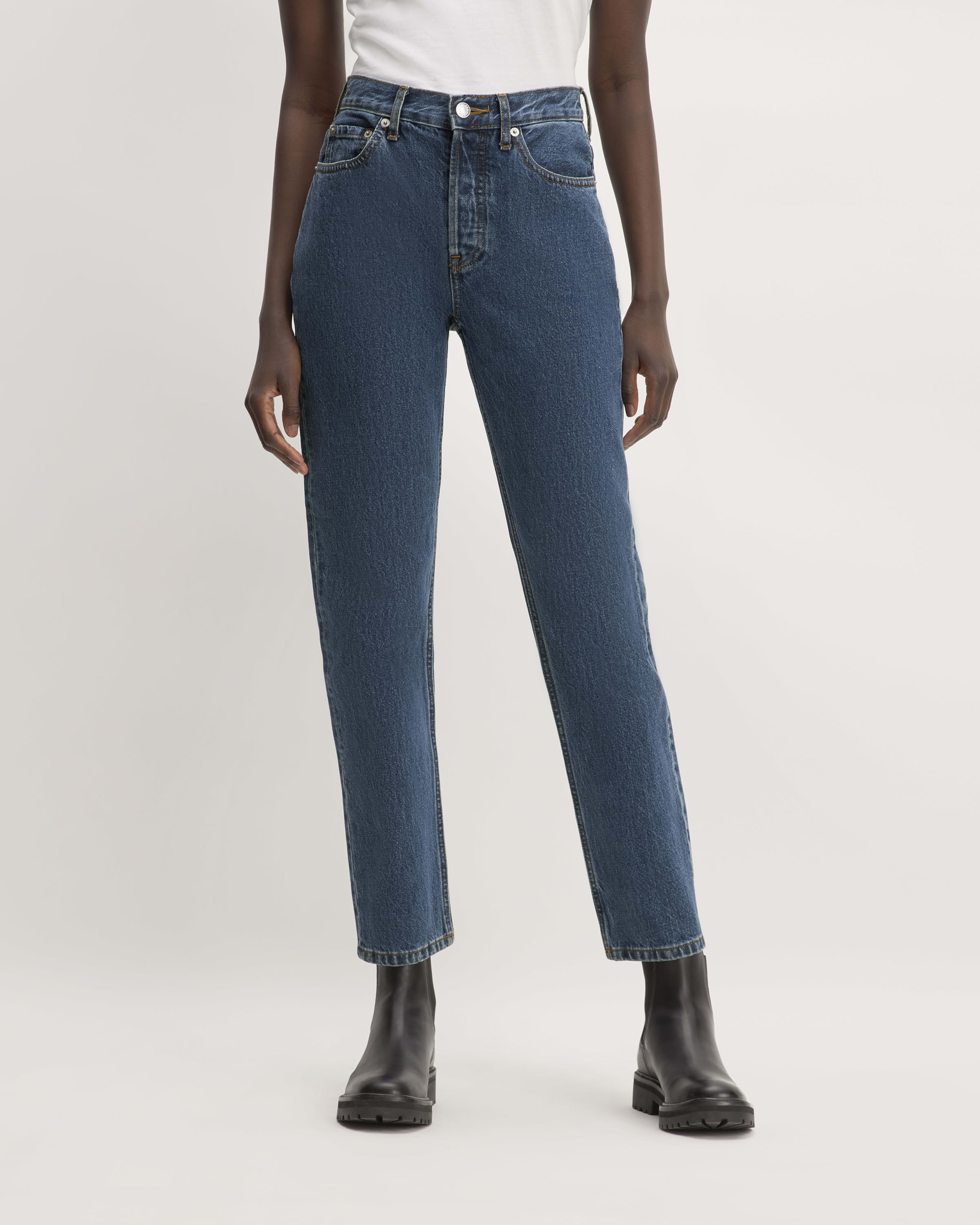 The Authentic Straight Jean Vibrant Blue – Everlane