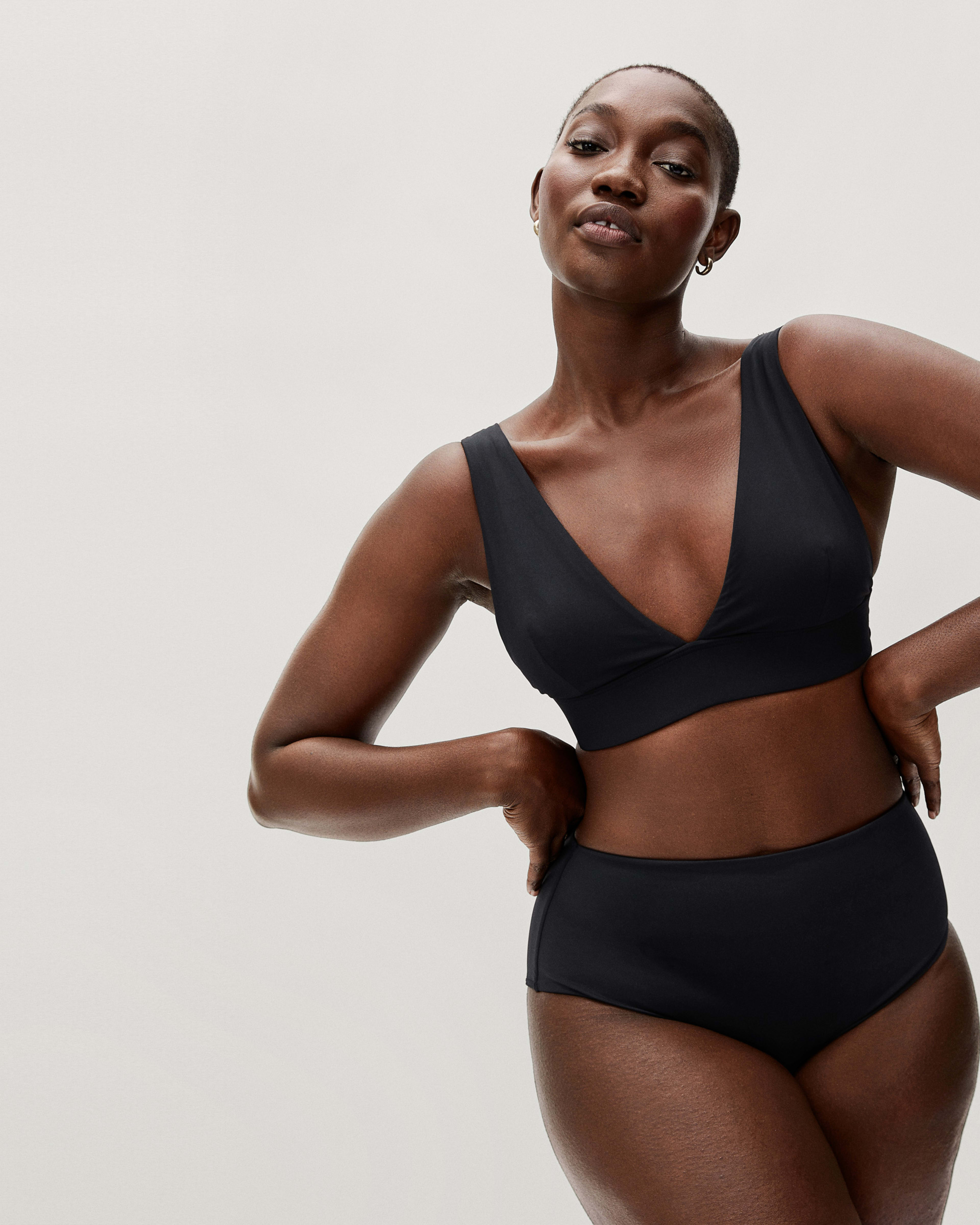 The Triangle Bikini Top Black Everlane