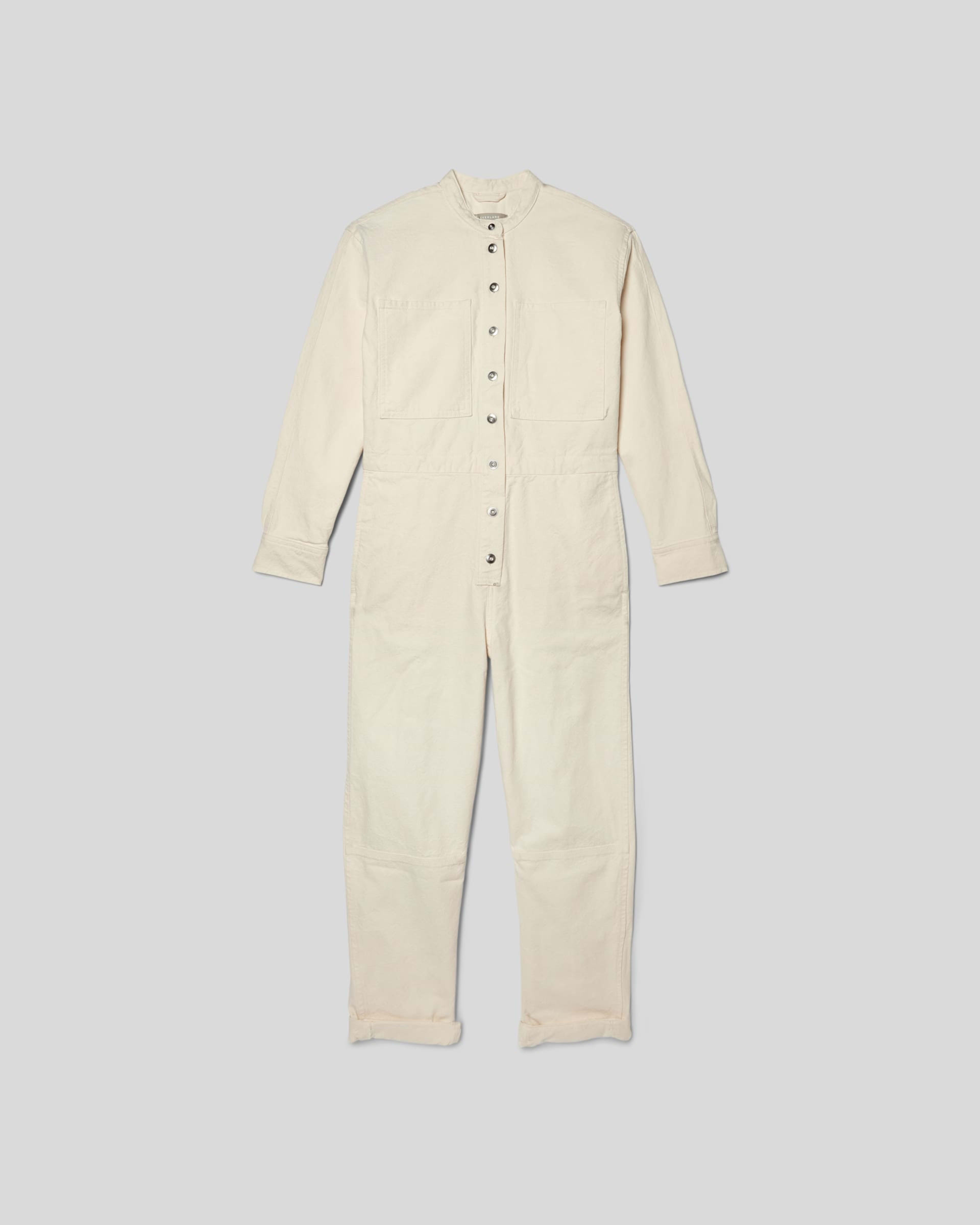 The Canvas Organic Cotton Coverall Bone Everlane
