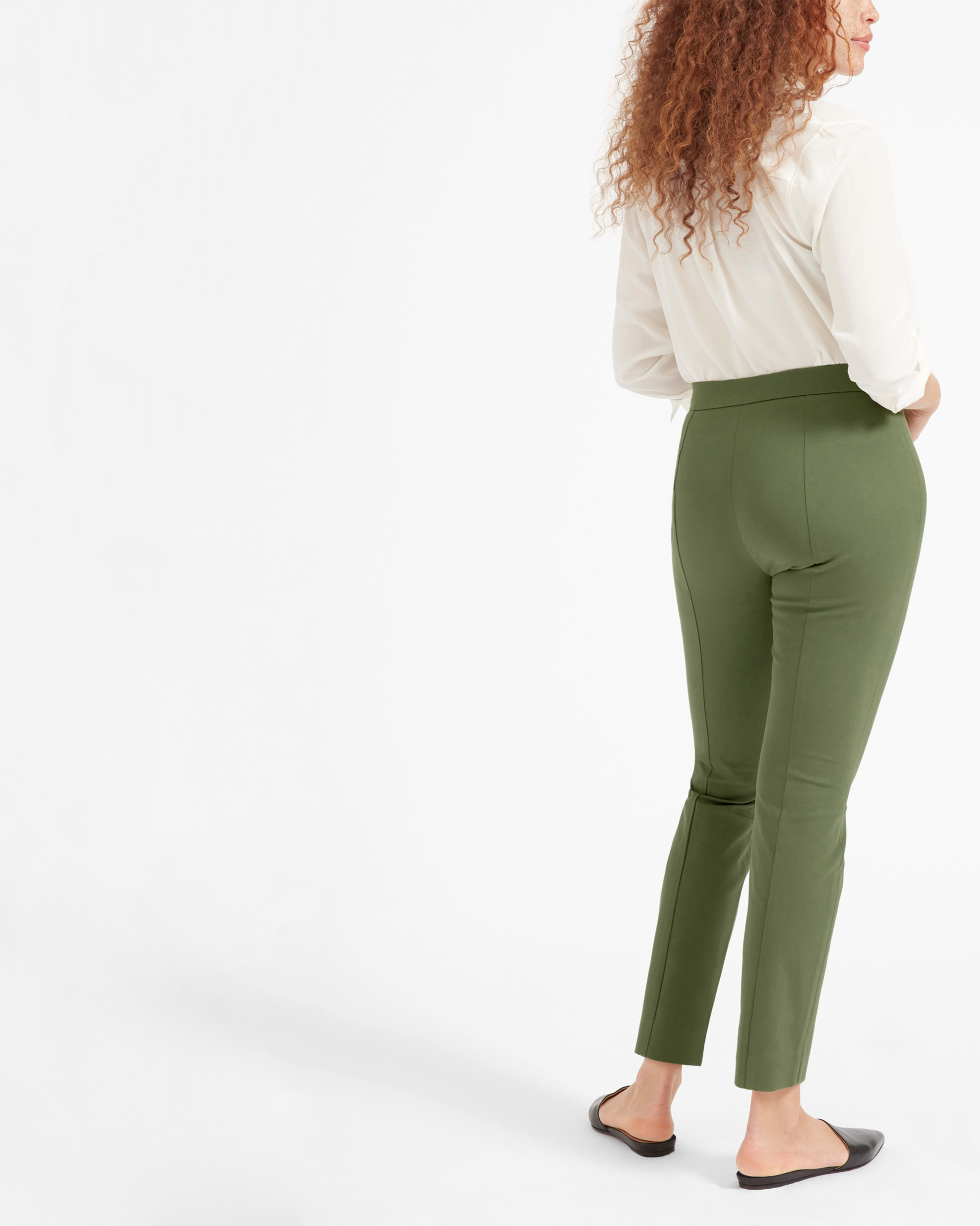 The SideZip Stretch Cotton Pant Surplus Everlane