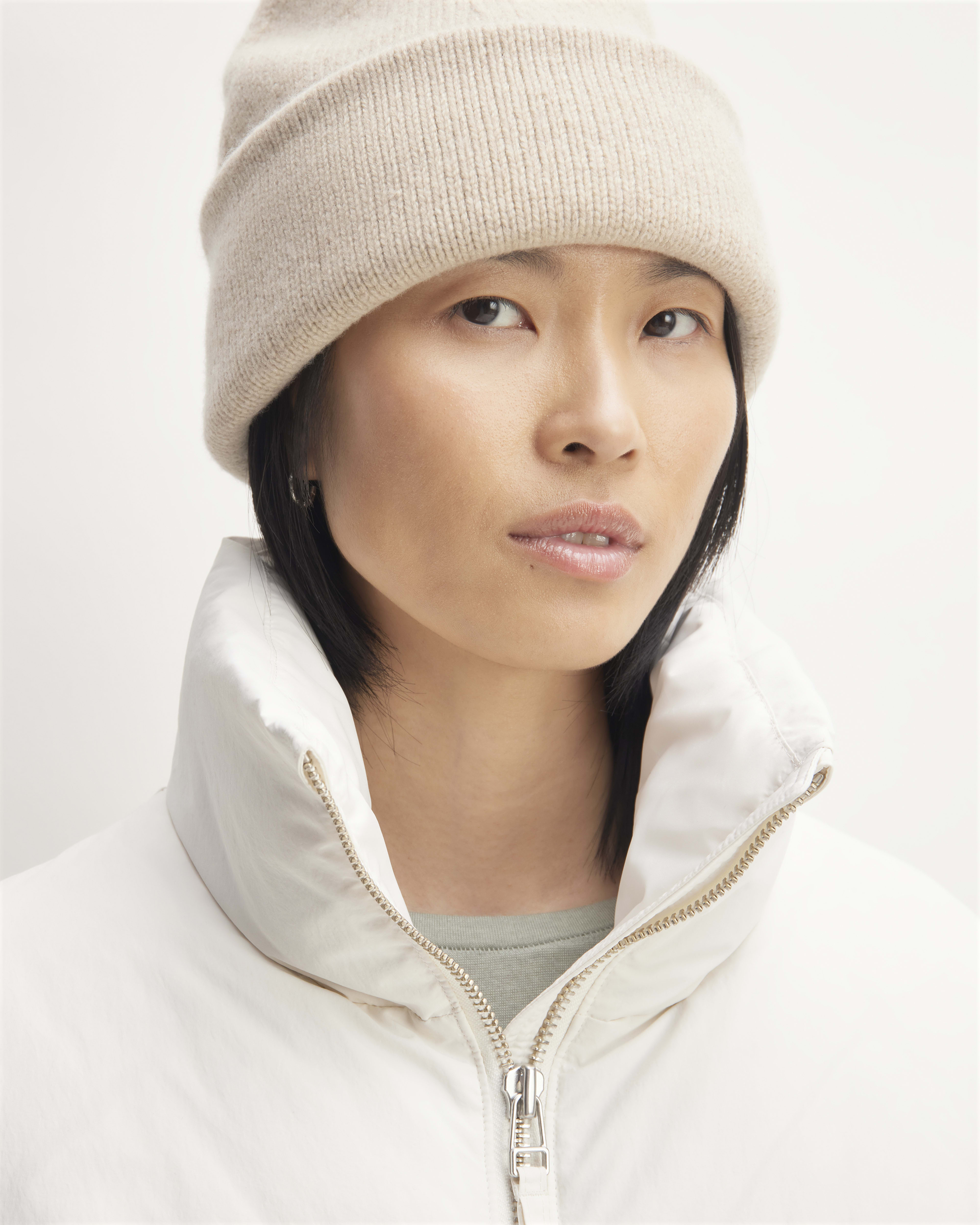 The Good Merino Wool Beanie Heather Oat Everlane