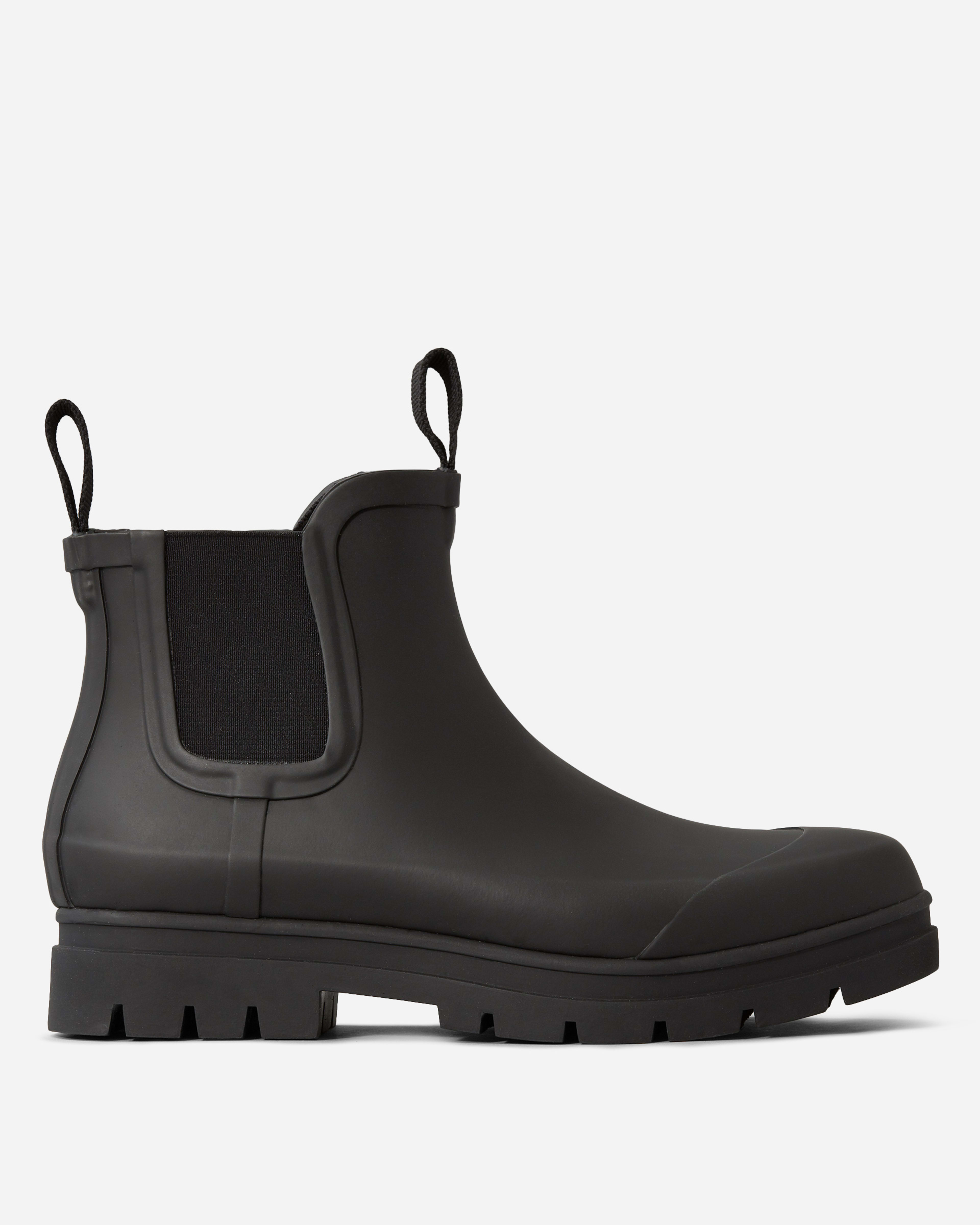 Everlane Chelsea Rain Boots in Black, Size 5