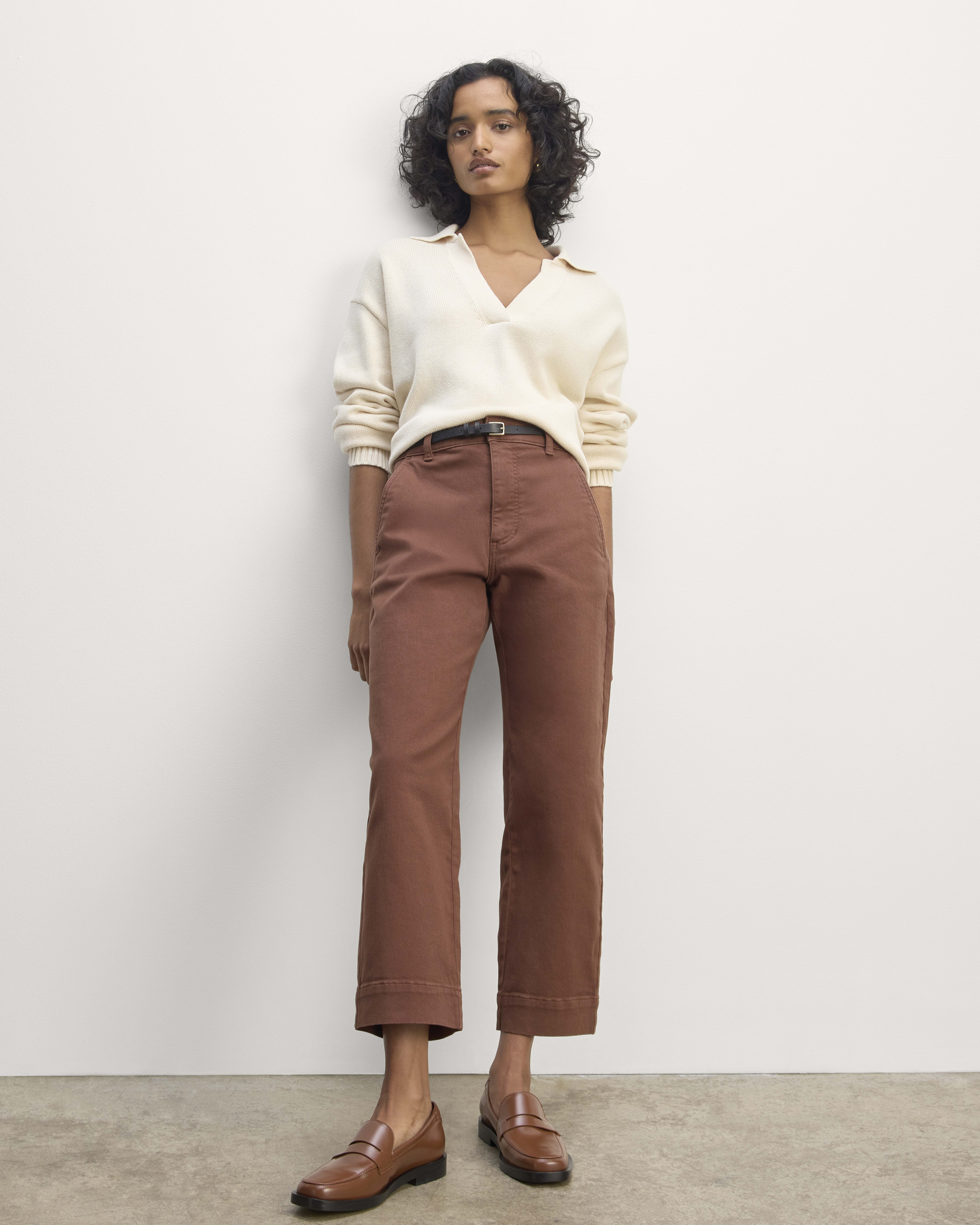 The Utility Straight Leg Pant Rosewood Everlane