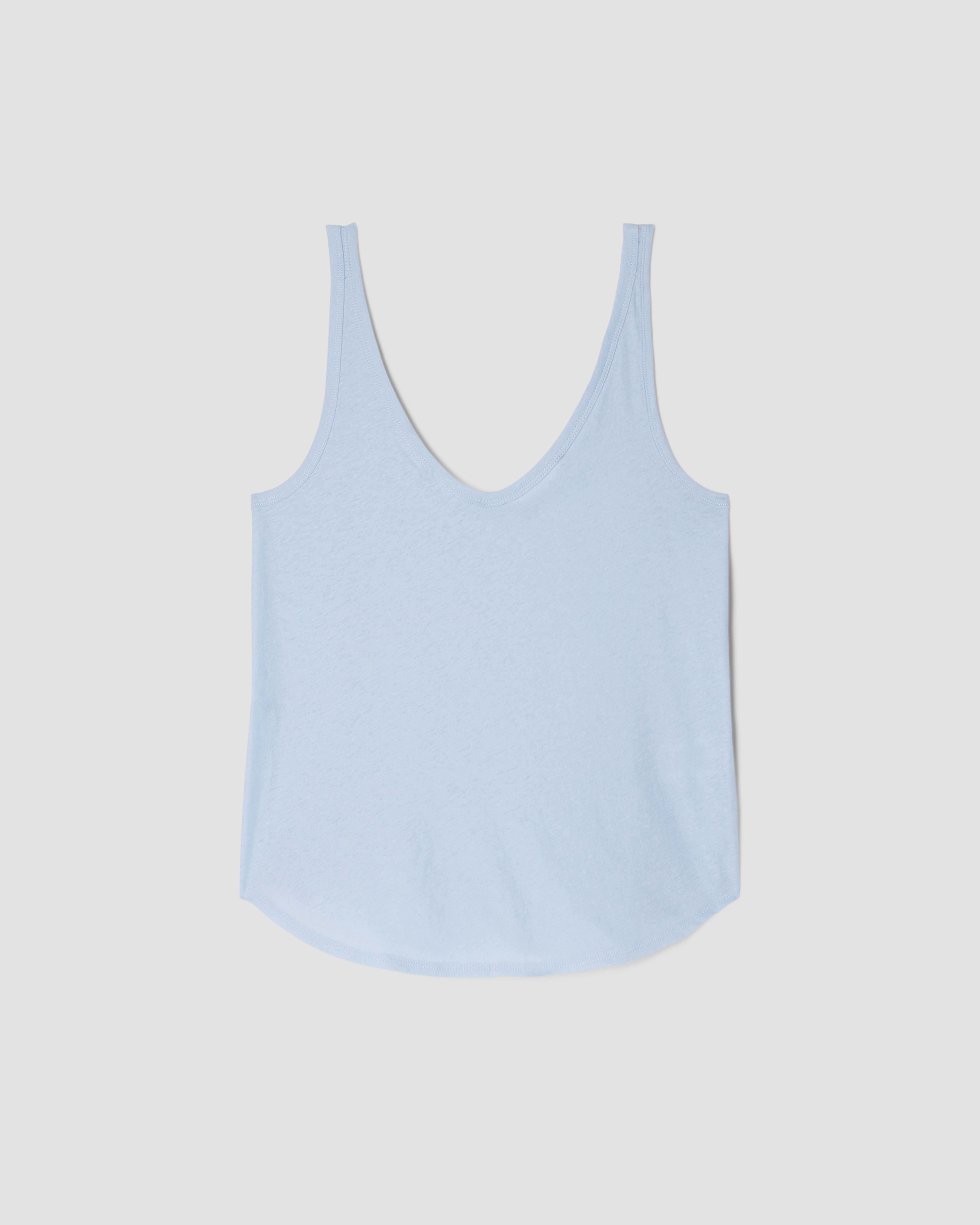 Nation Maxine Draped Neck Cami - Periwinkle