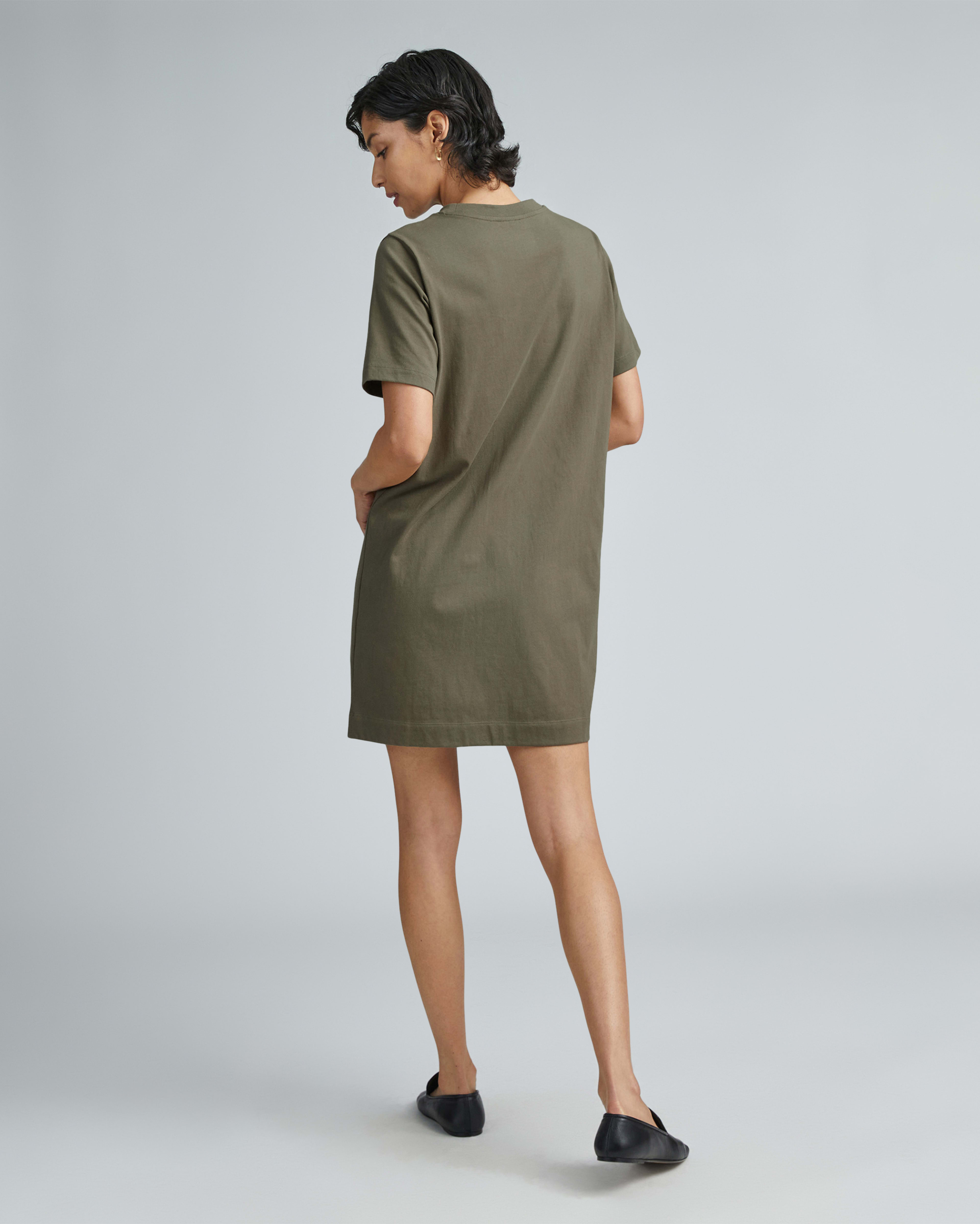 The Organic Cotton Weekend Tee Dress Kalamata Everlane