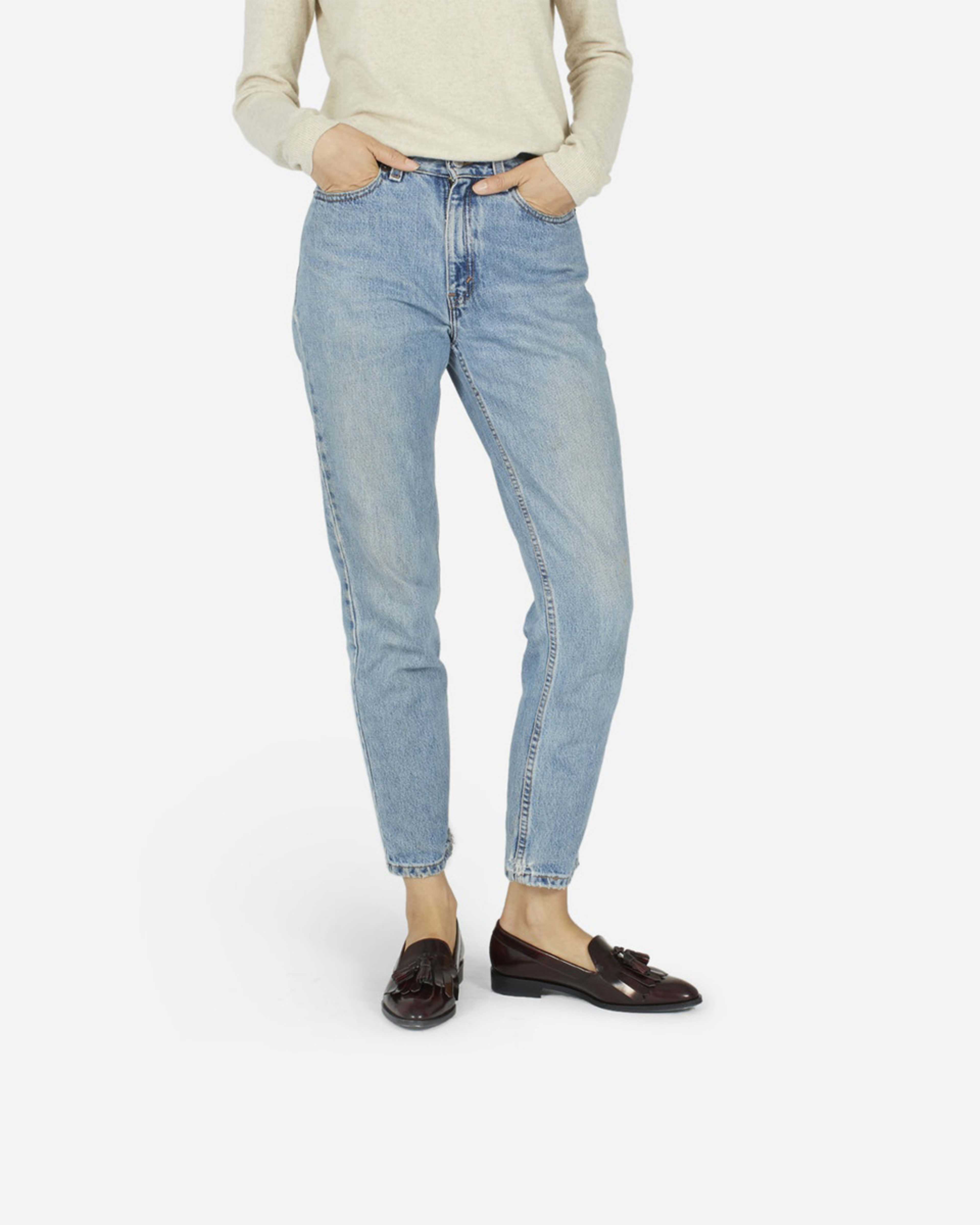 everlane tassel loafer