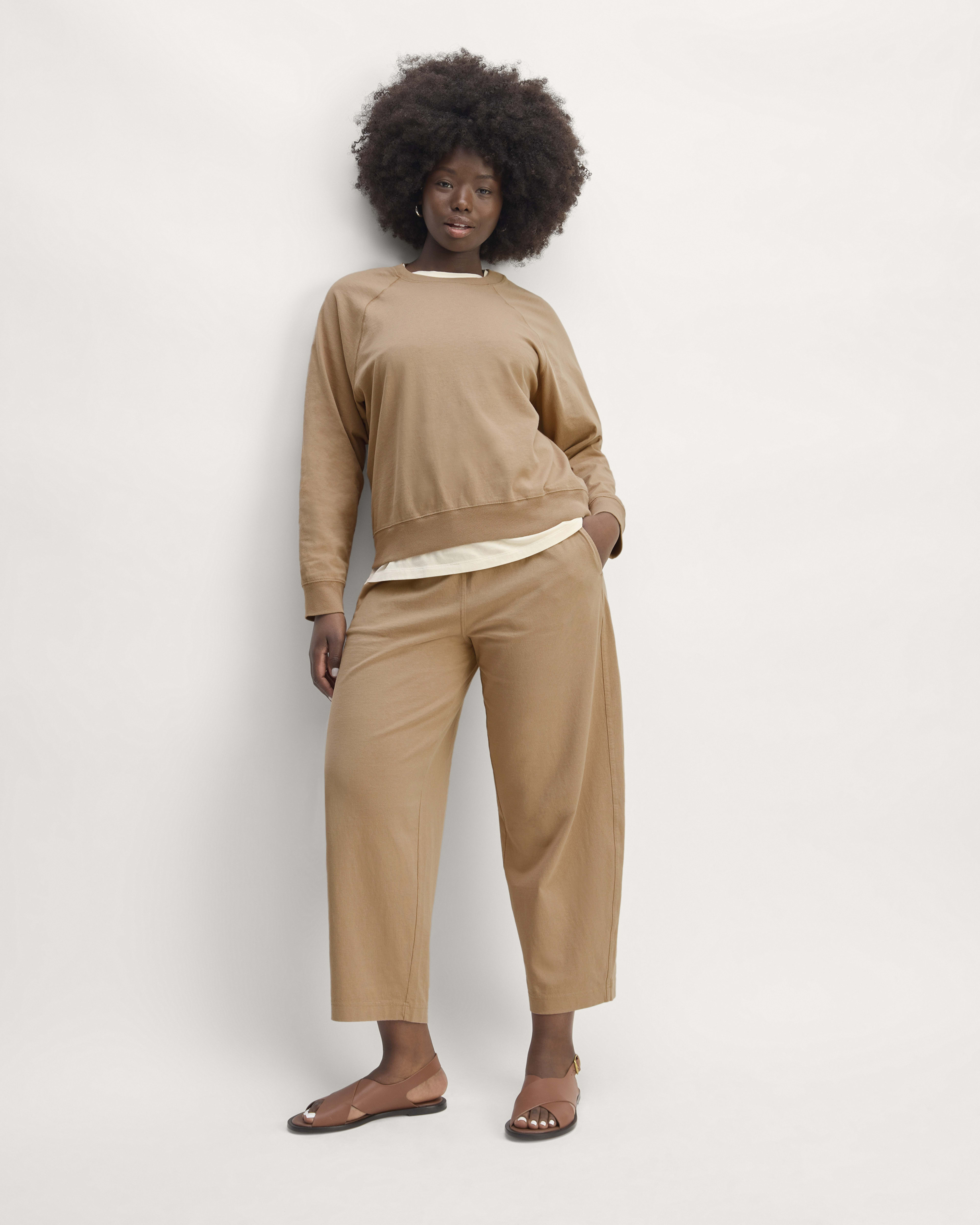 The ReTrack Barrel Sweatpant Cocoa Everlane
