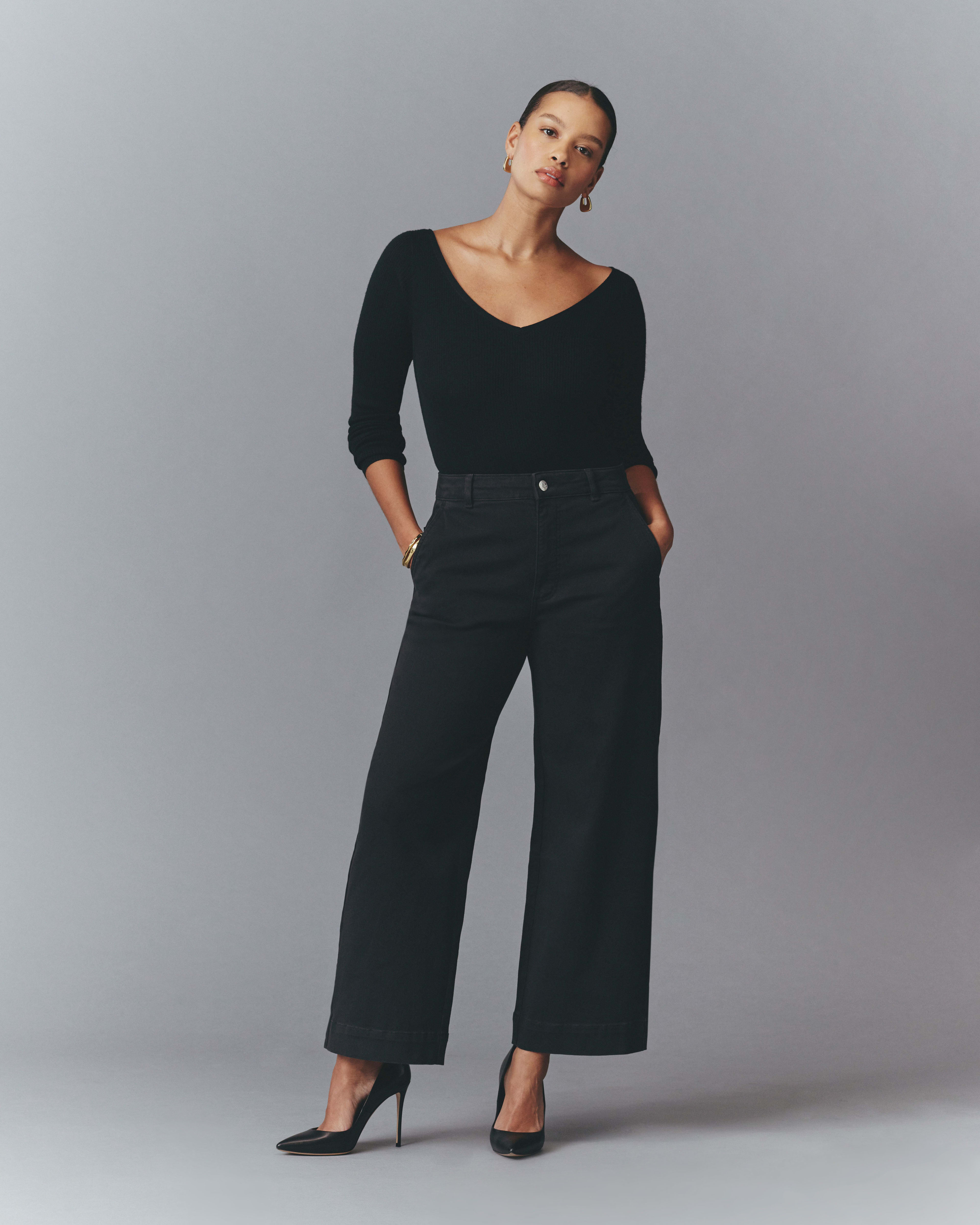 The Corduroy Wide Leg Pant Toasted Coconut Everlane