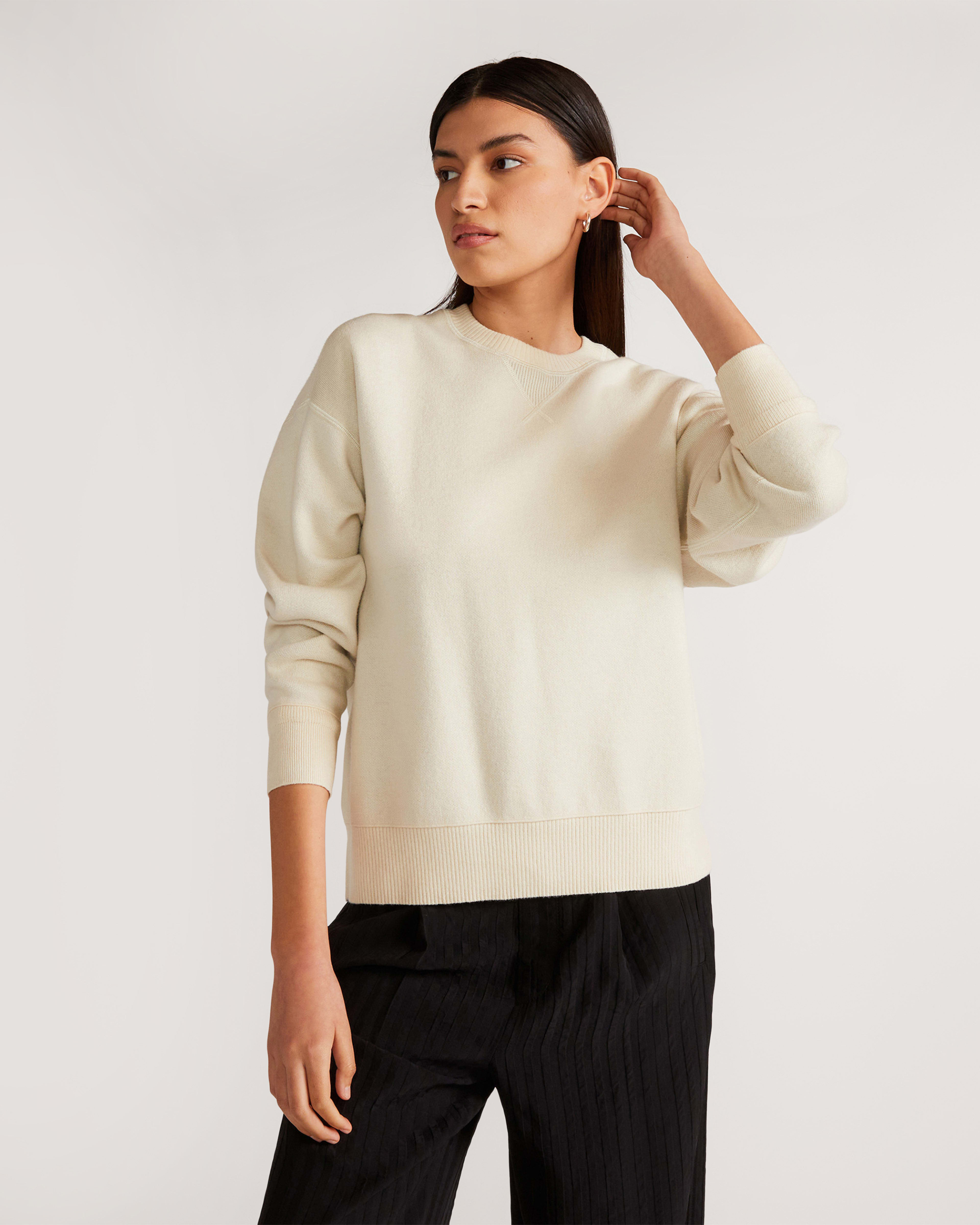 Everlane cotton linen sweater discount