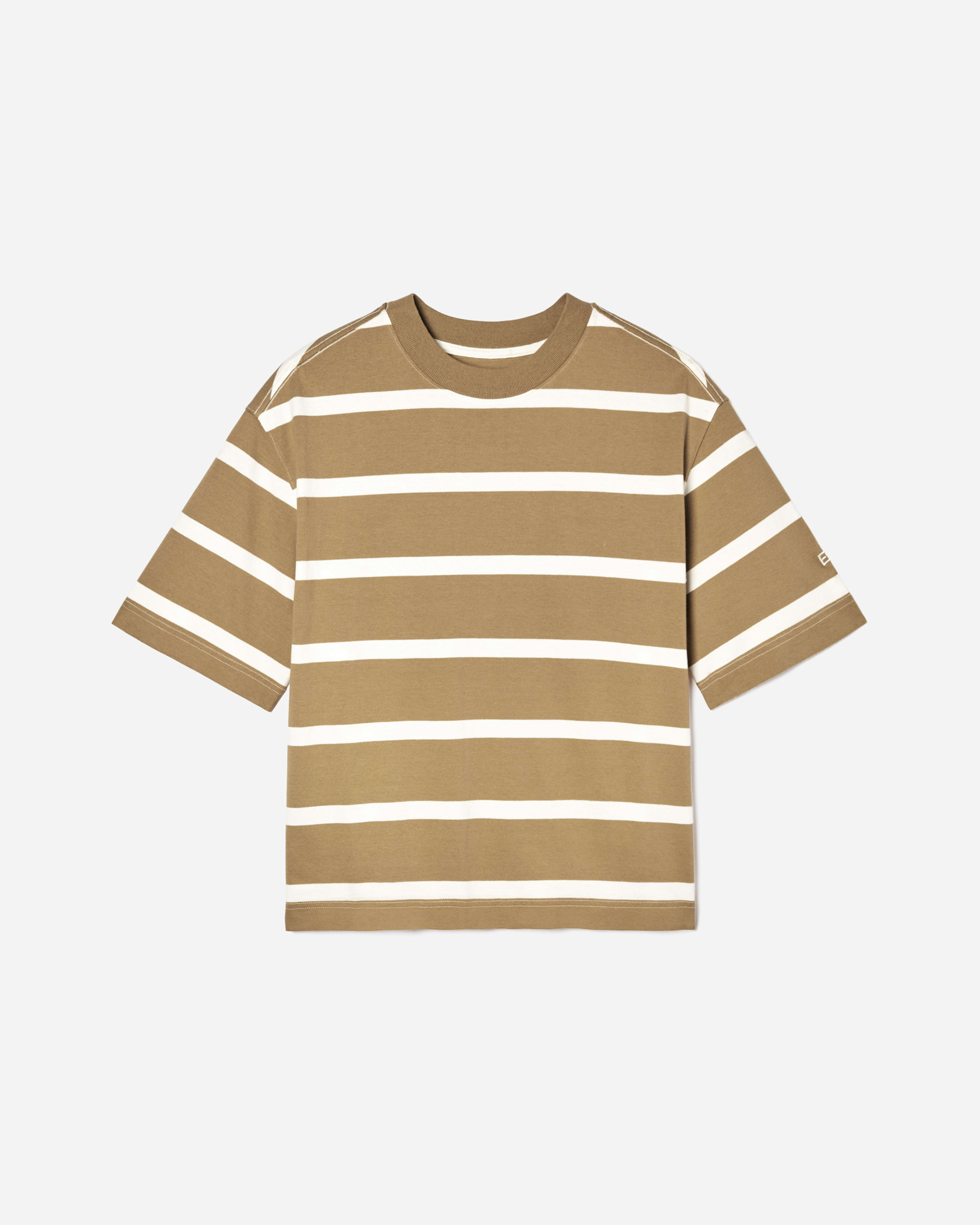 The Premium Weight Relaxed Tee Iced Coffee / Tan – Everlane