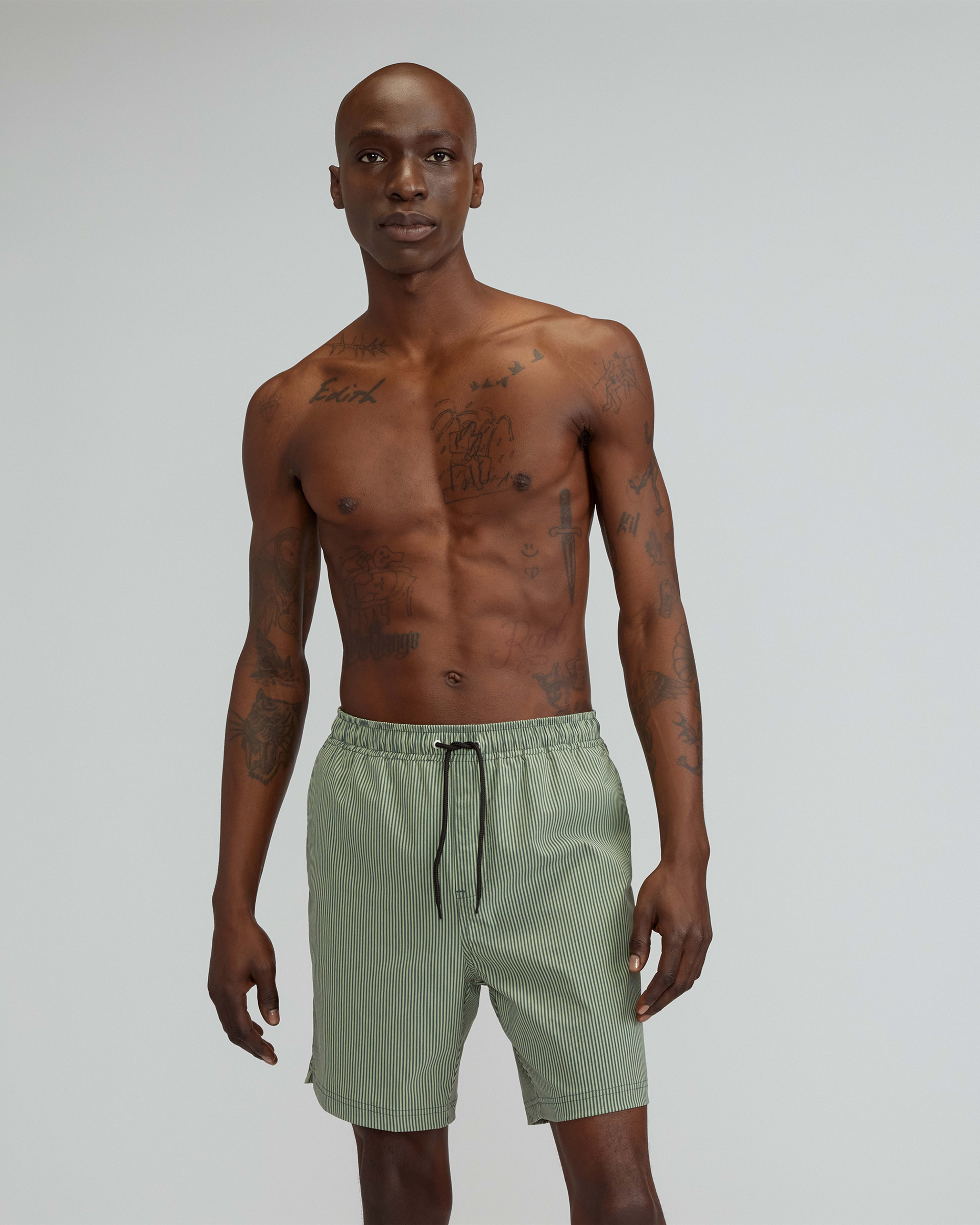 The ReNew Swim Short Green Balsam Seagrass Everlane
