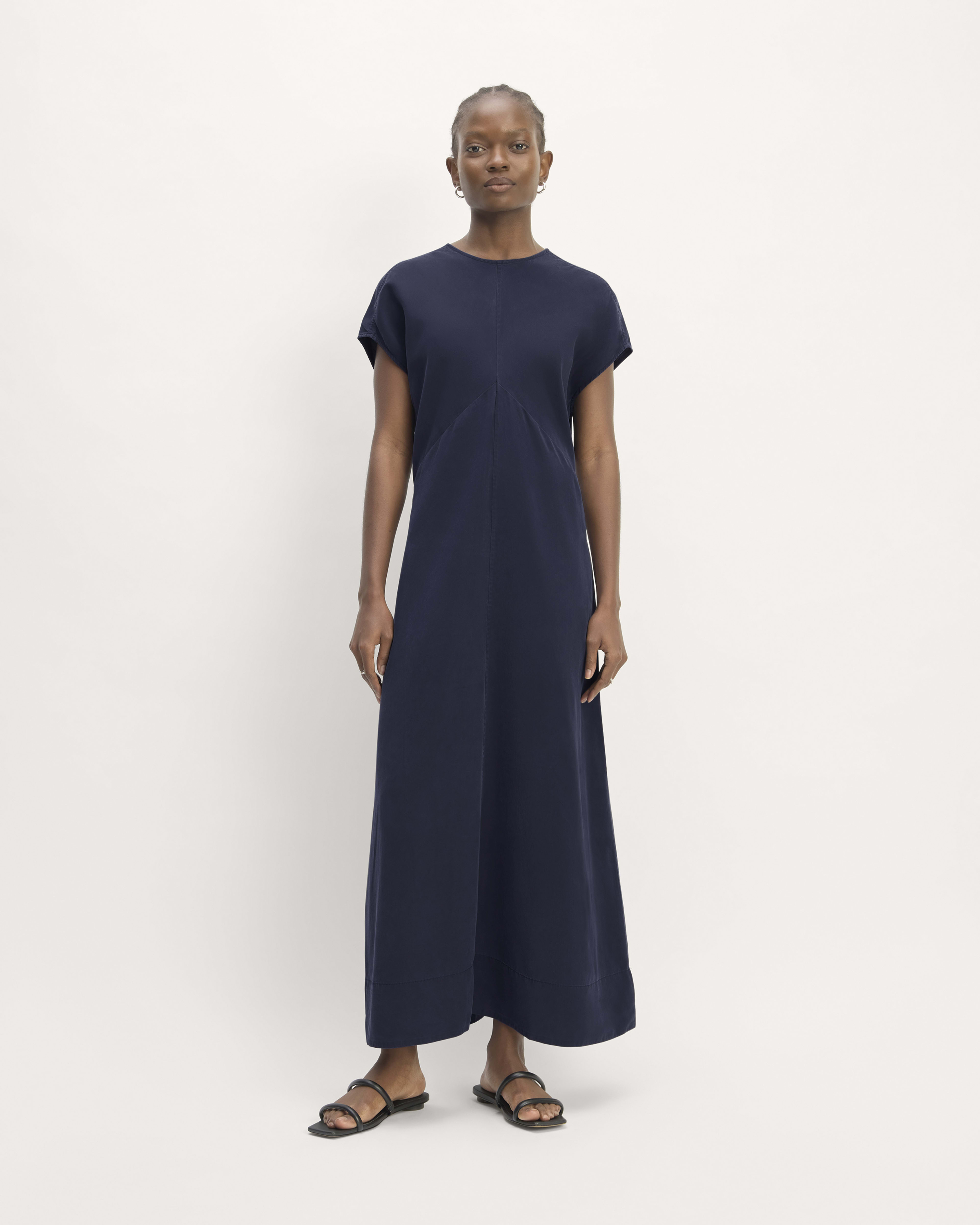 Tencel midi dress discount