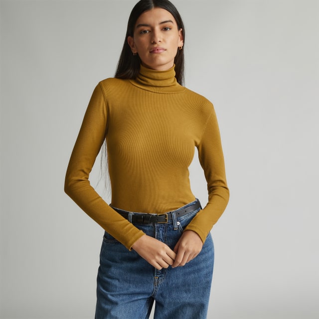 The Pima Micro-Rib Turtleneck
