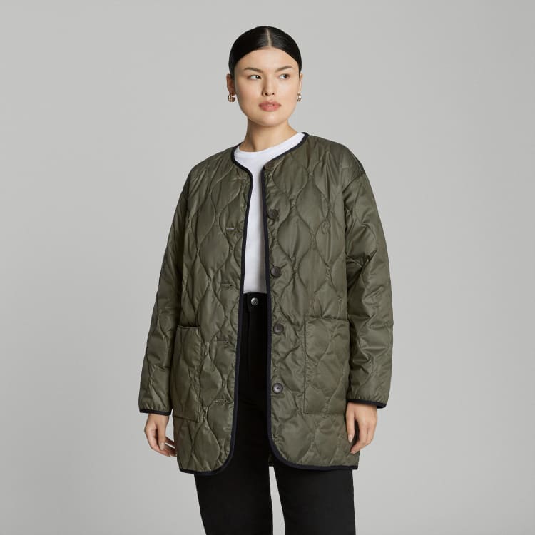everlane.com | The ReNew Quilted Mid-Length Liner